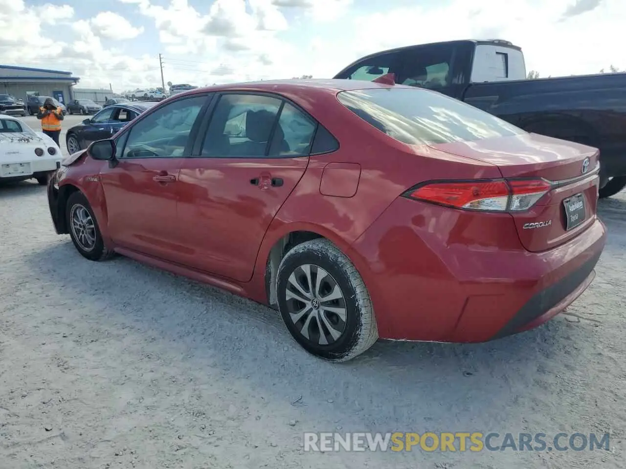 2 Photograph of a damaged car JTDEAMDEXMJ009238 TOYOTA COROLLA 2021