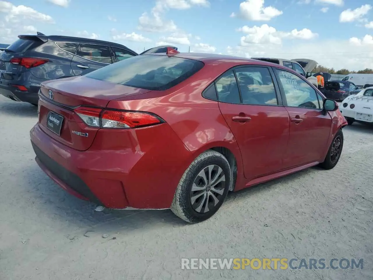 3 Photograph of a damaged car JTDEAMDEXMJ009238 TOYOTA COROLLA 2021
