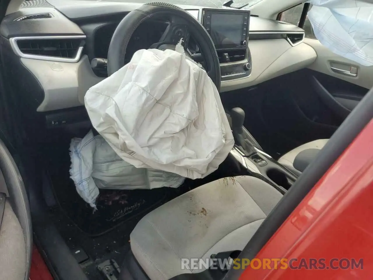8 Photograph of a damaged car JTDEAMDEXMJ009238 TOYOTA COROLLA 2021