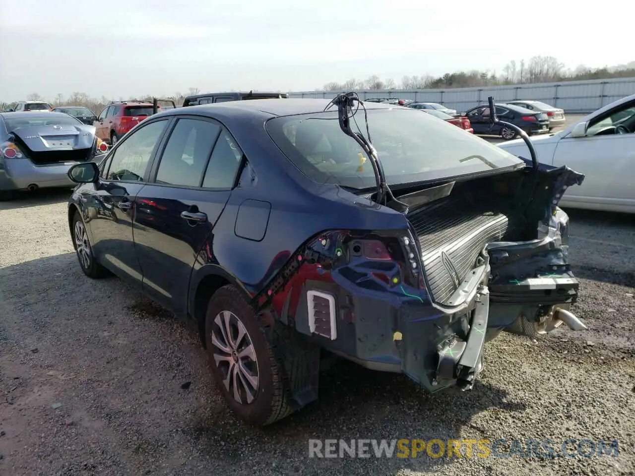 3 Photograph of a damaged car JTDEAMDEXMJ010440 TOYOTA COROLLA 2021