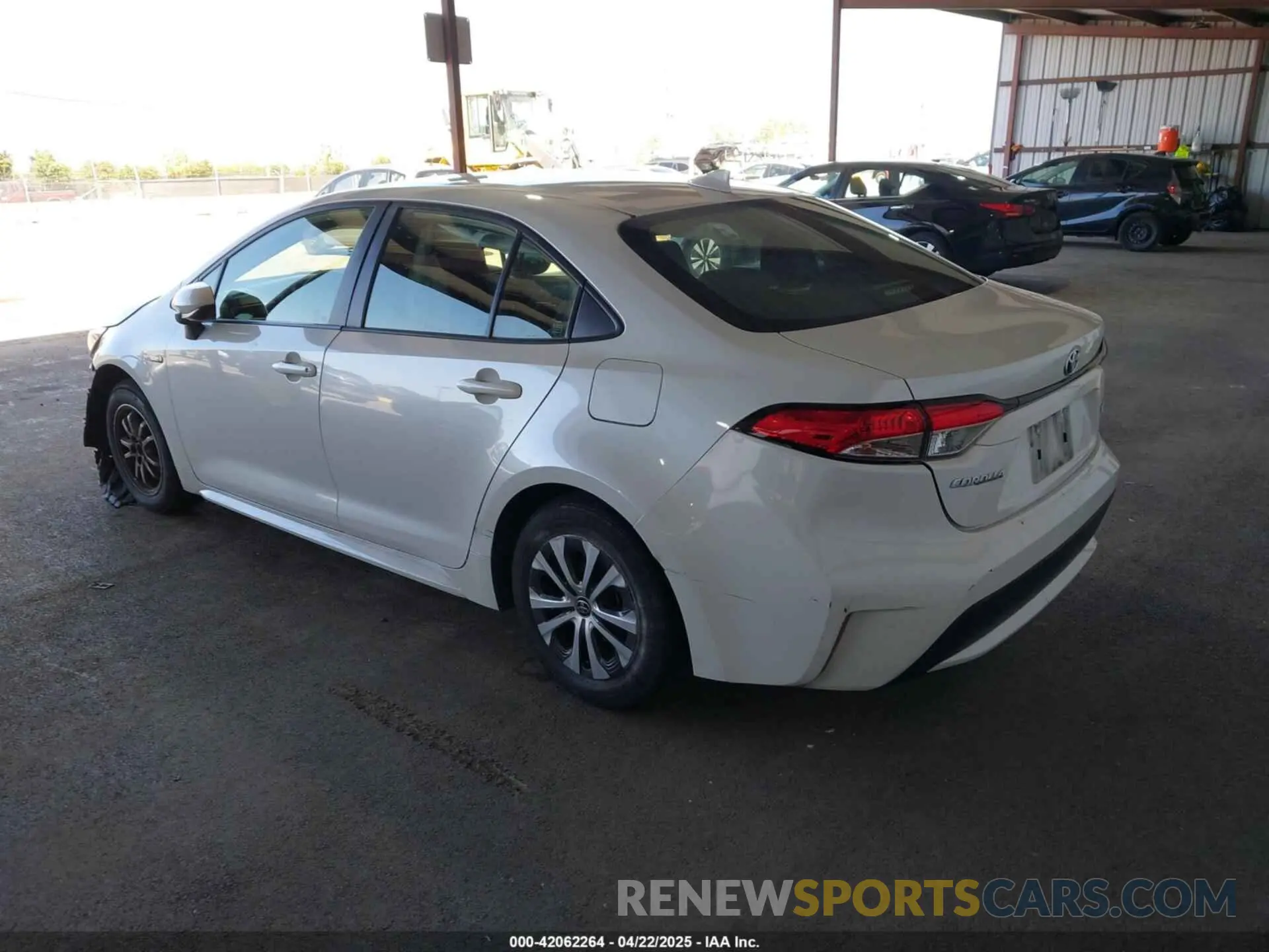 3 Photograph of a damaged car JTDEAMDEXMJ020949 TOYOTA COROLLA 2021
