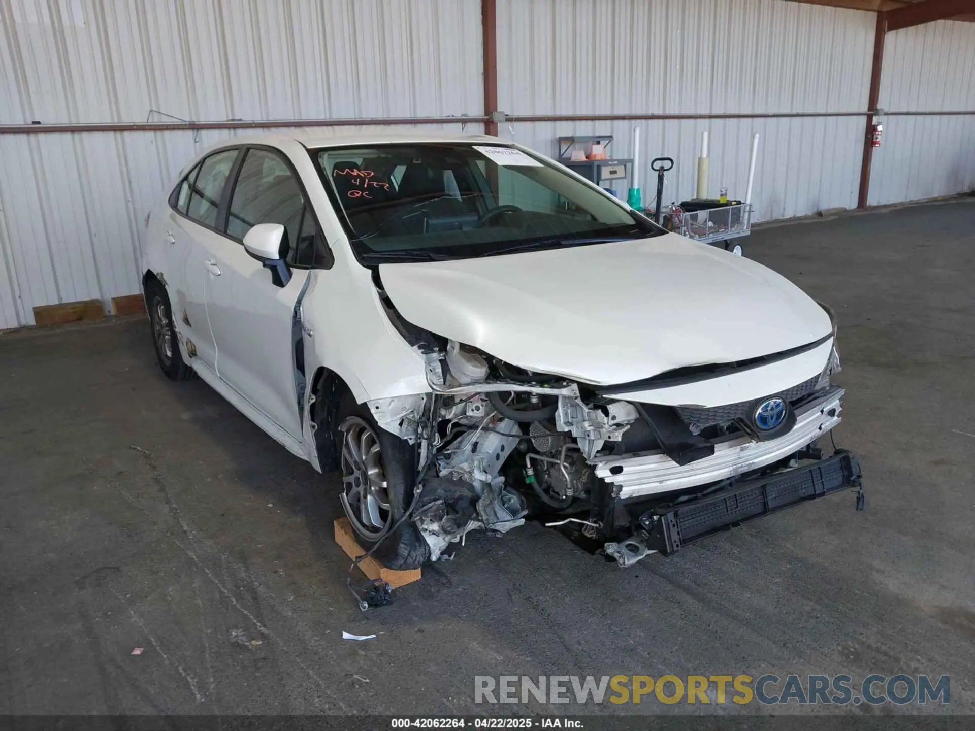 6 Photograph of a damaged car JTDEAMDEXMJ020949 TOYOTA COROLLA 2021