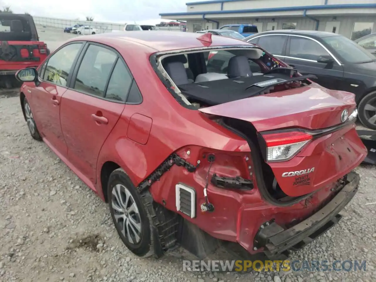 3 Photograph of a damaged car JTDEAMDEXMJ024273 TOYOTA COROLLA 2021