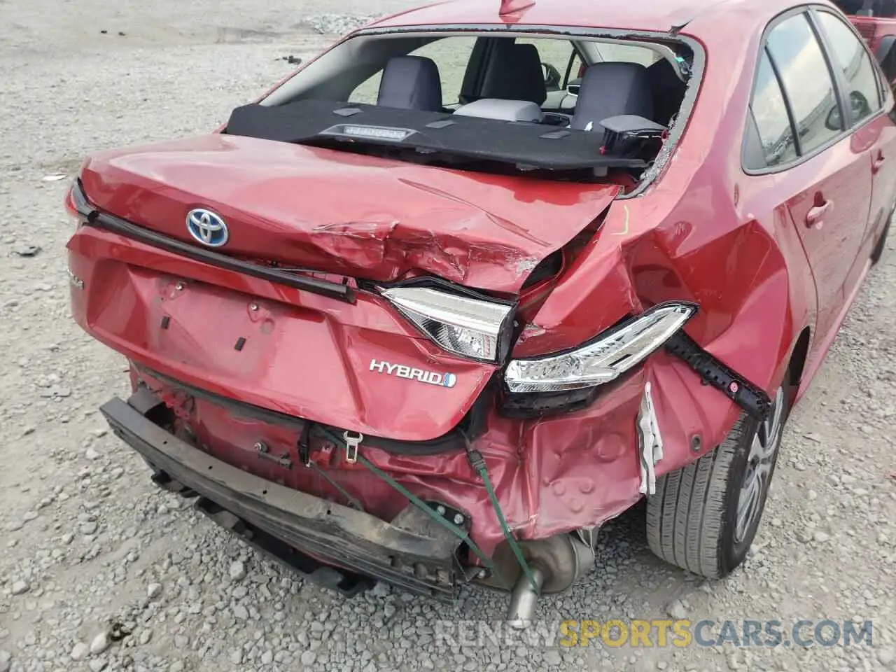 9 Photograph of a damaged car JTDEAMDEXMJ024273 TOYOTA COROLLA 2021