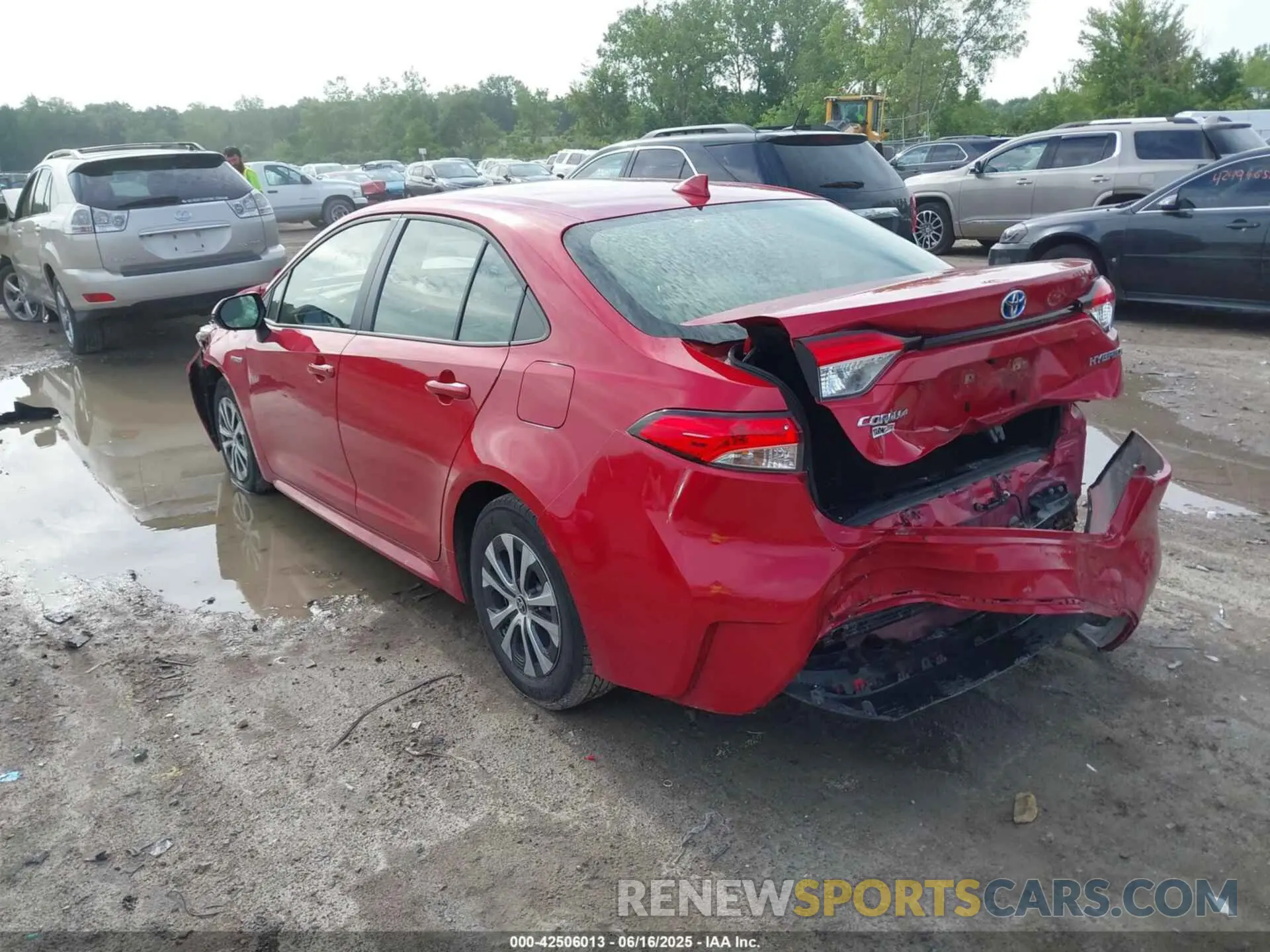 3 Photograph of a damaged car JTDEAMDEXMJ033118 TOYOTA COROLLA 2021