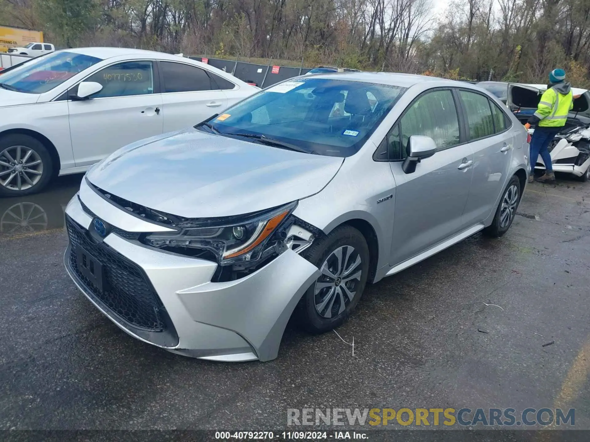 2 Photograph of a damaged car JTDEAMDEXMJ033412 TOYOTA COROLLA 2021