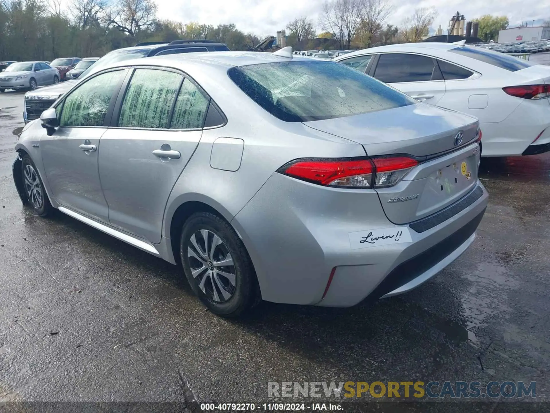 3 Photograph of a damaged car JTDEAMDEXMJ033412 TOYOTA COROLLA 2021