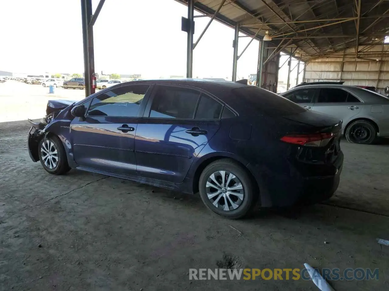 2 Фотография поврежденного автомобиля JTDEAMDEXMJ034706 TOYOTA COROLLA 2021