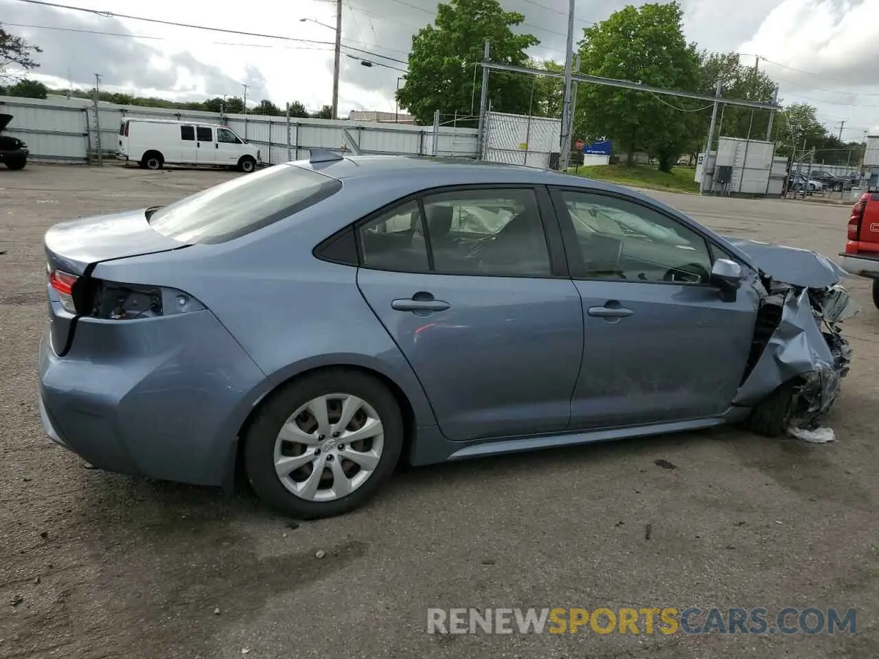 3 Photograph of a damaged car JTDEPMAE0MJ118407 TOYOTA COROLLA 2021