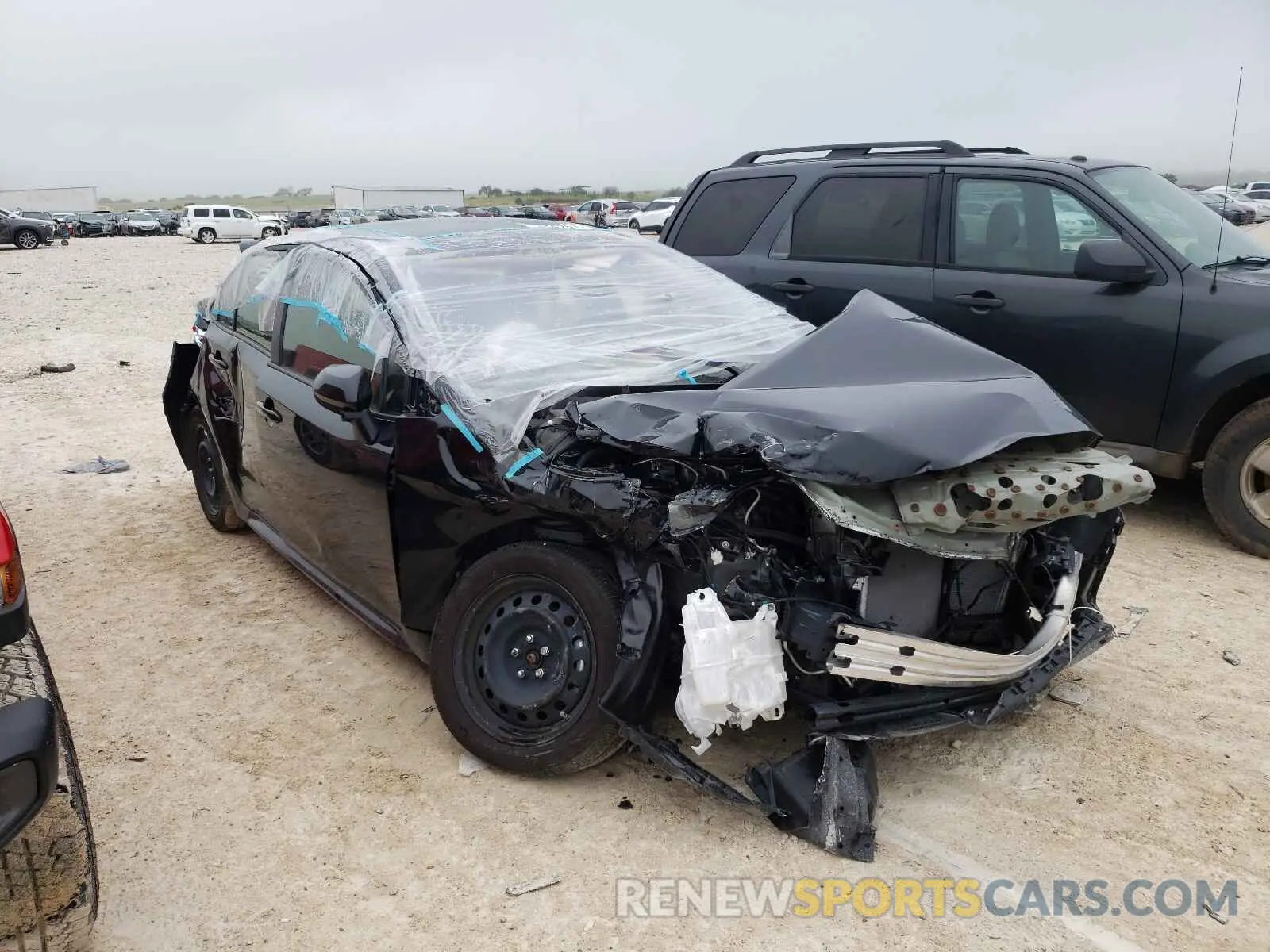 1 Photograph of a damaged car JTDEPMAE0MJ120318 TOYOTA COROLLA 2021
