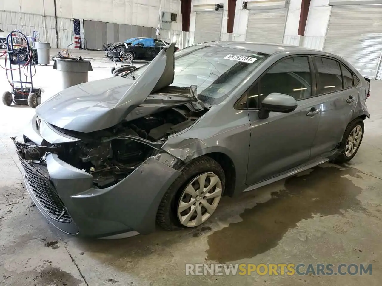1 Photograph of a damaged car JTDEPMAE0MJ126586 TOYOTA COROLLA 2021