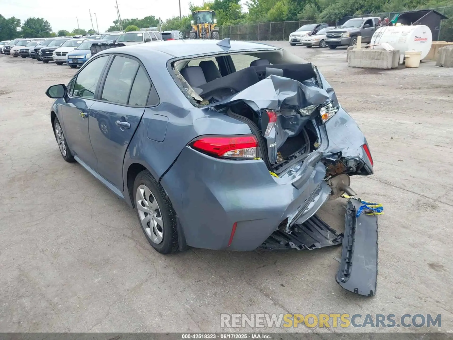 3 Photograph of a damaged car JTDEPMAE0MJ129262 TOYOTA COROLLA 2021