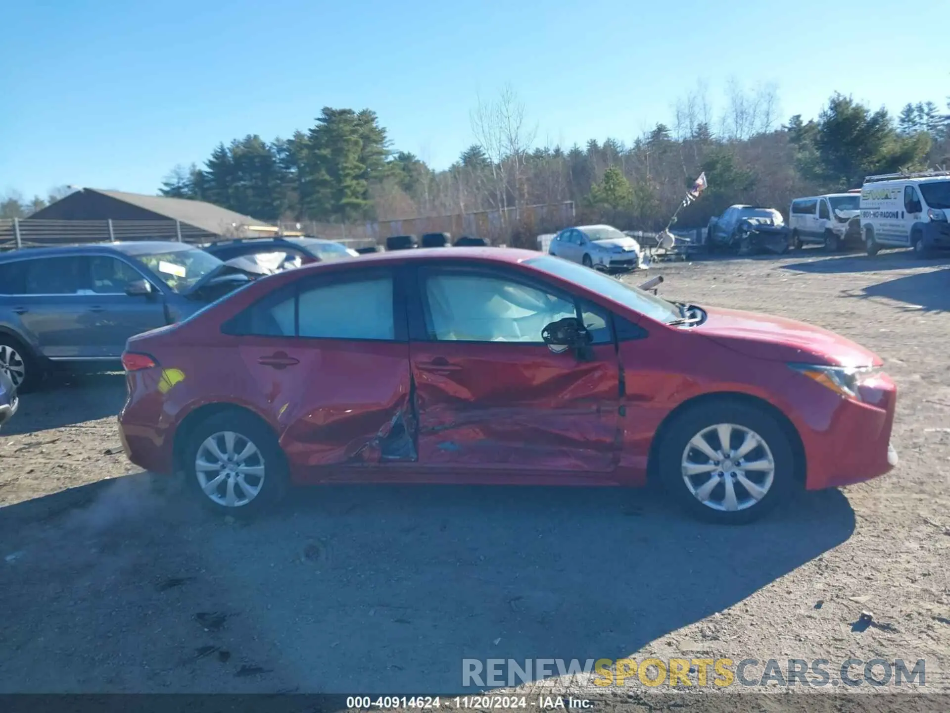 13 Photograph of a damaged car JTDEPMAE0MJ135594 TOYOTA COROLLA 2021