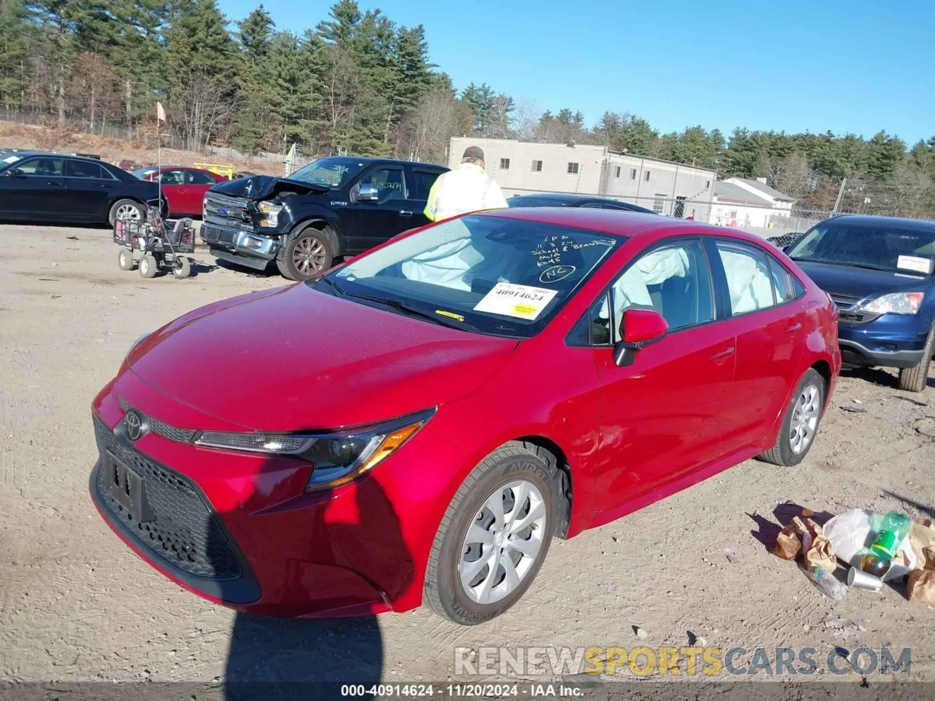 2 Photograph of a damaged car JTDEPMAE0MJ135594 TOYOTA COROLLA 2021