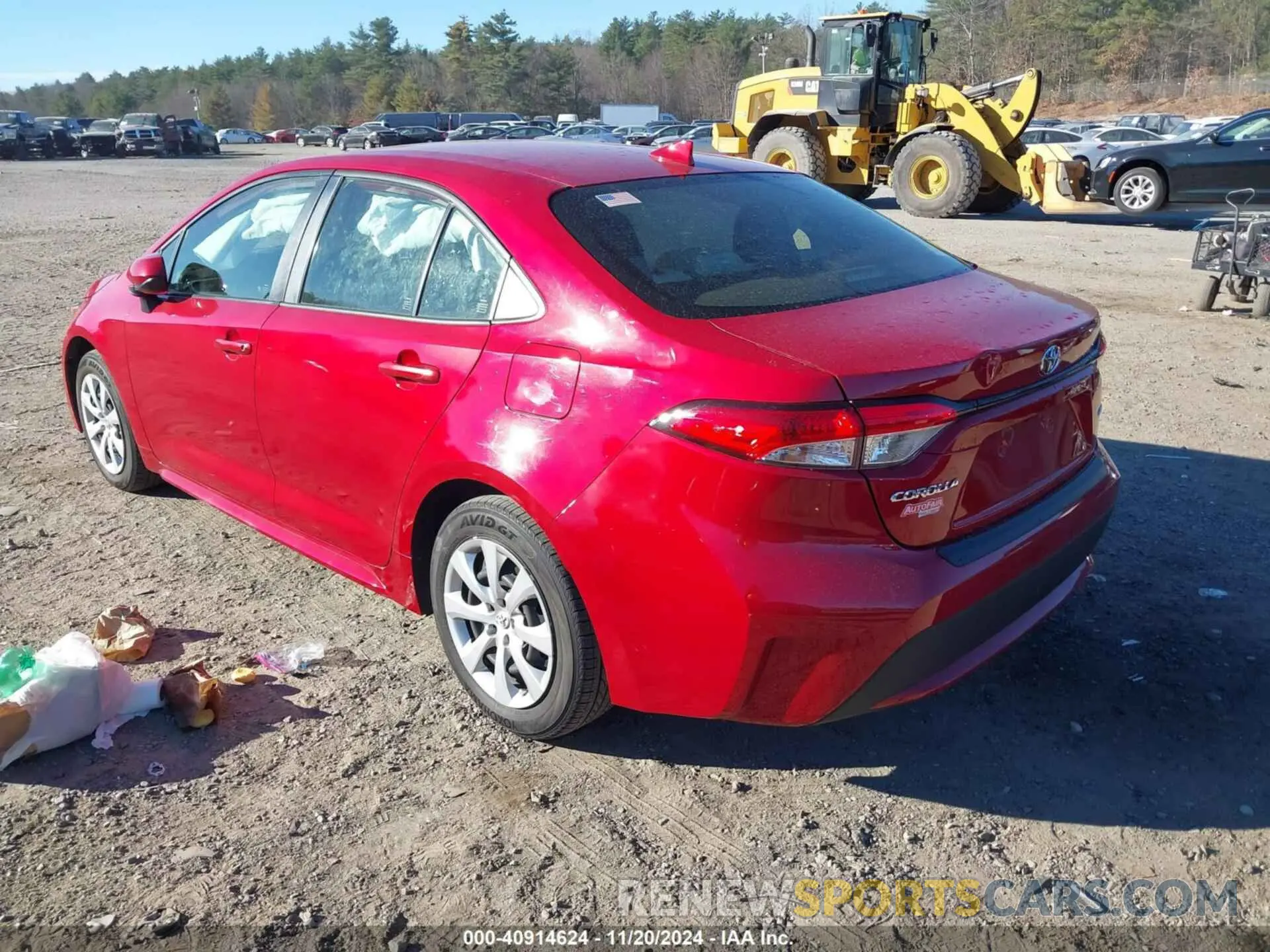 3 Photograph of a damaged car JTDEPMAE0MJ135594 TOYOTA COROLLA 2021