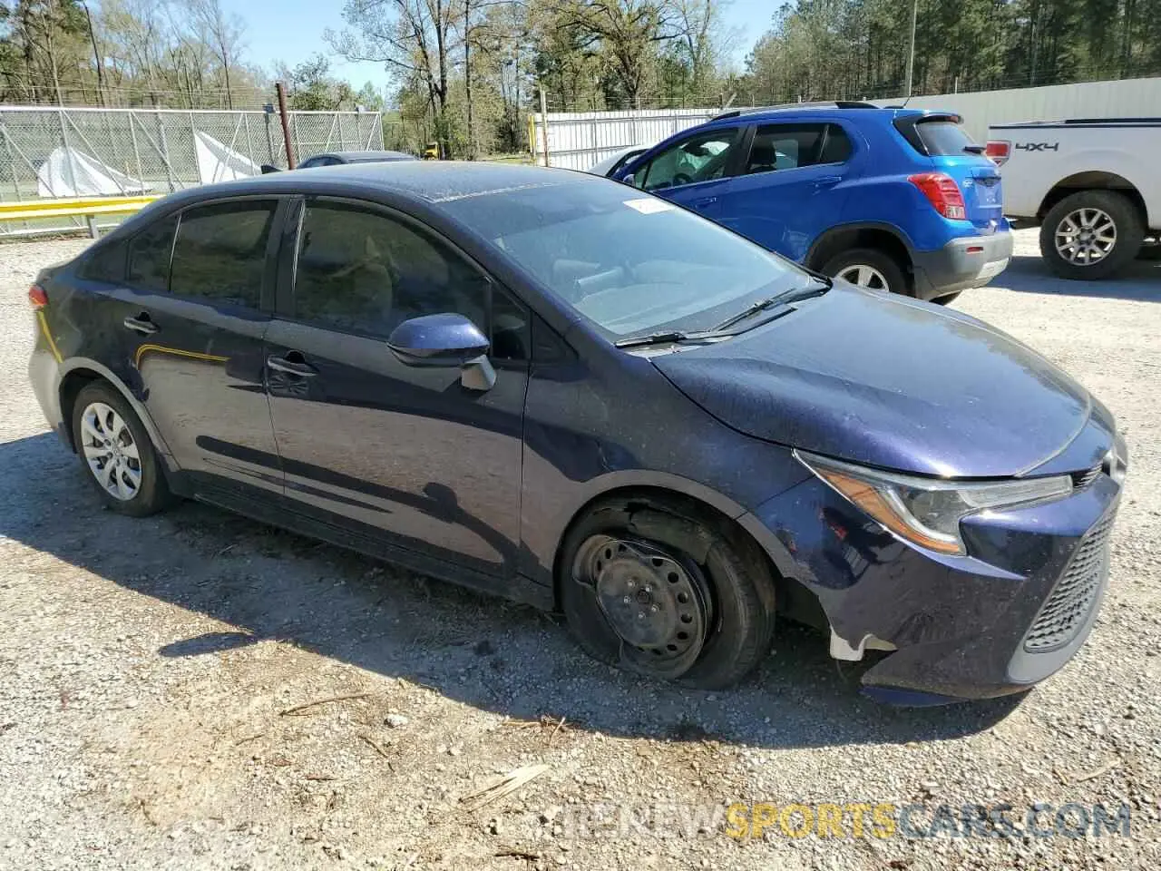 4 Фотография поврежденного автомобиля JTDEPMAE0MJ136096 TOYOTA COROLLA 2021