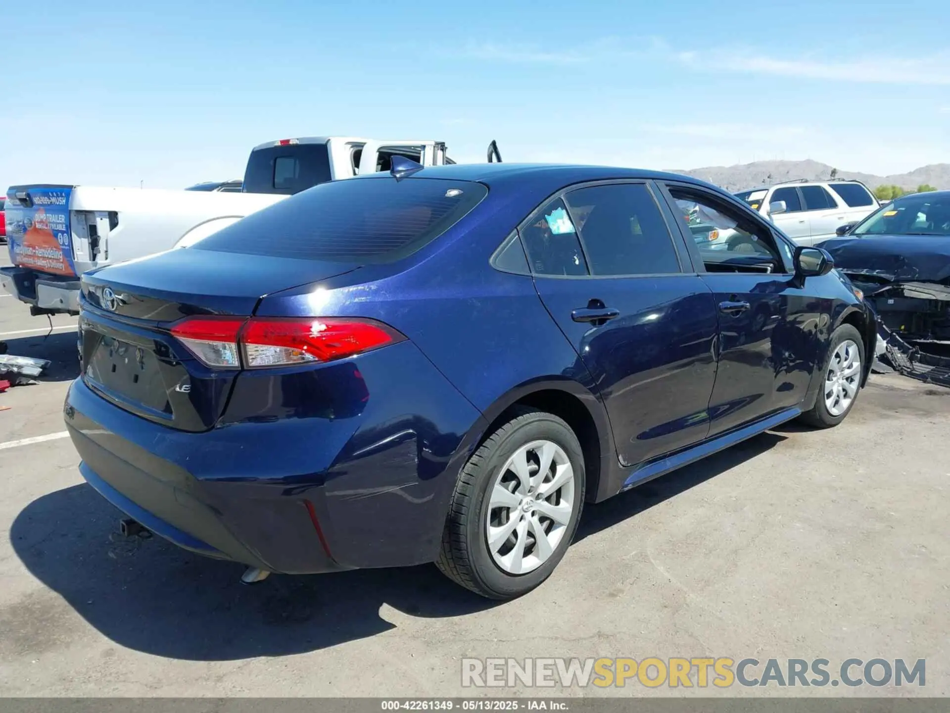 4 Photograph of a damaged car JTDEPMAE0MJ136566 TOYOTA COROLLA 2021