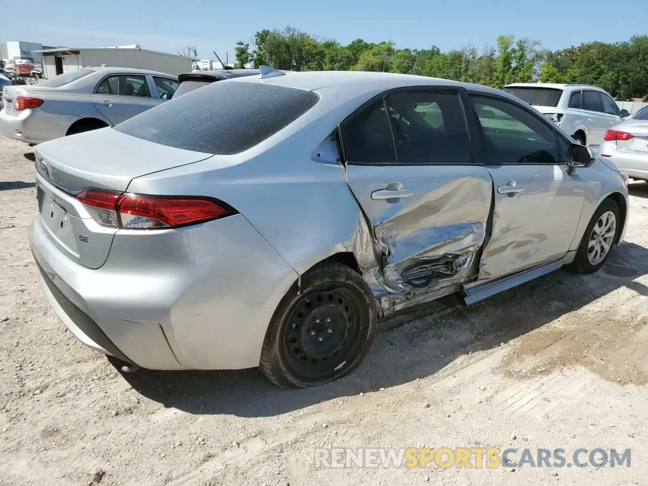 3 Photograph of a damaged car JTDEPMAE0MJ142349 TOYOTA COROLLA 2021