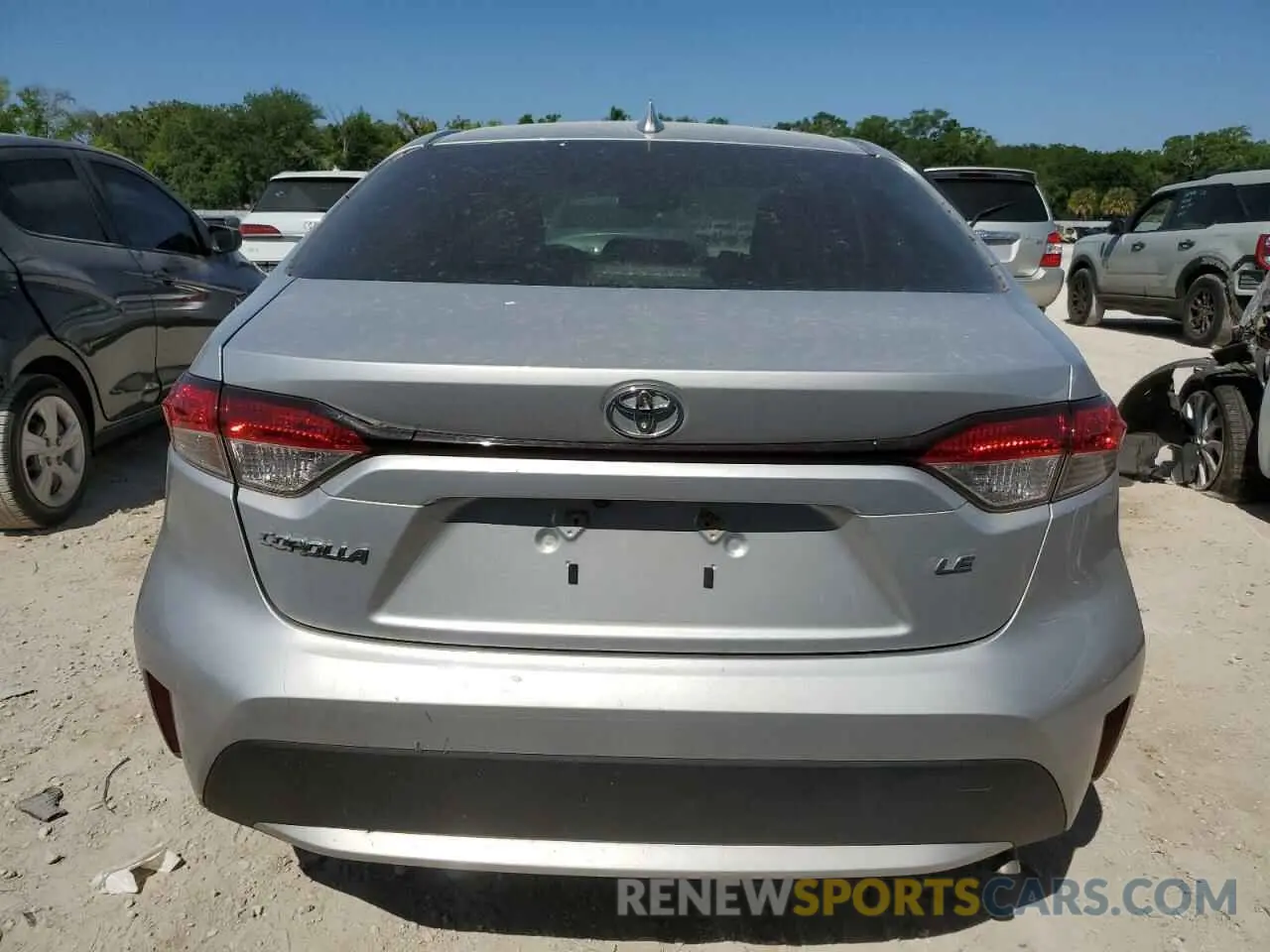 6 Photograph of a damaged car JTDEPMAE0MJ142349 TOYOTA COROLLA 2021