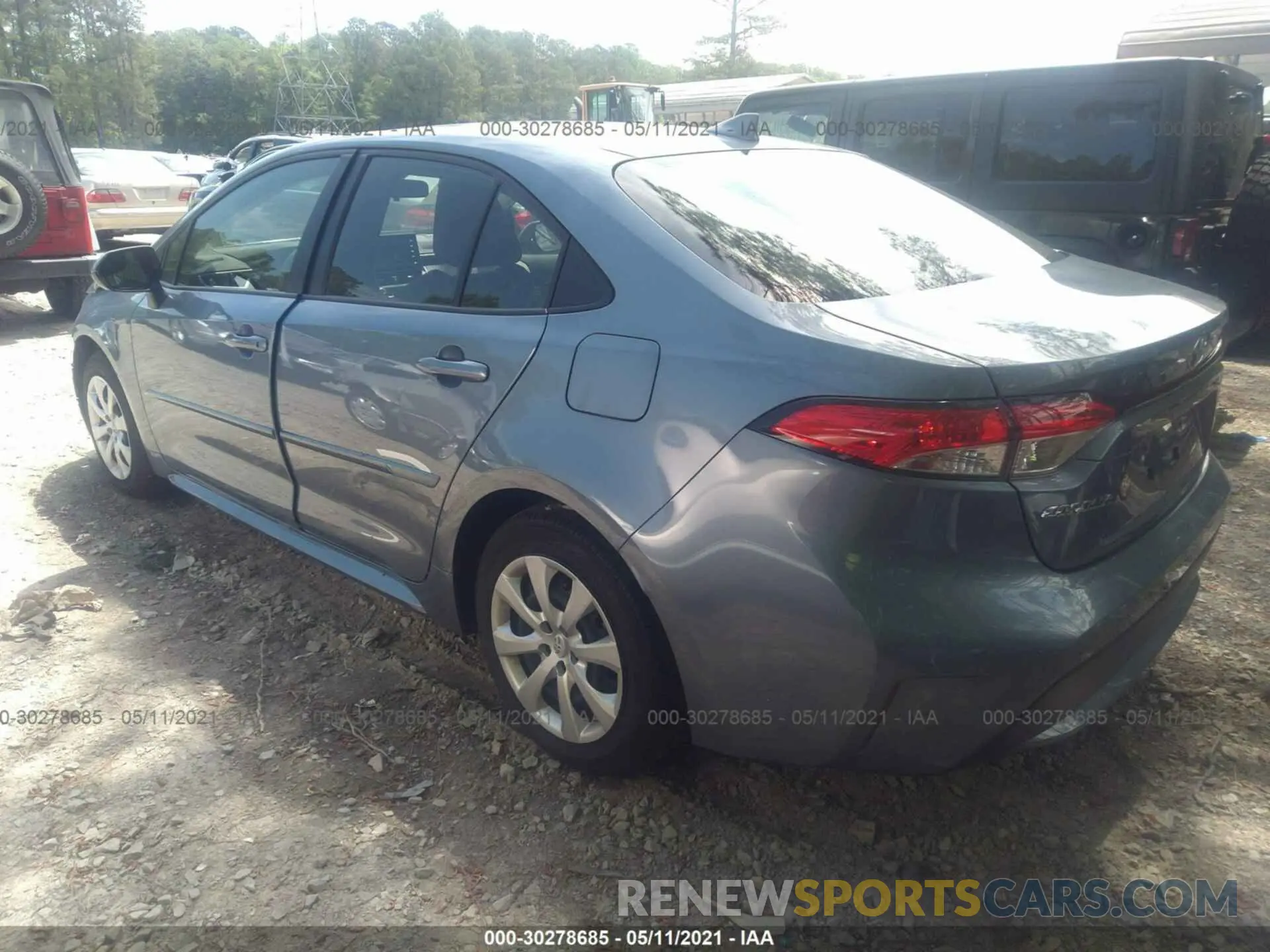 3 Photograph of a damaged car JTDEPMAE0MJ148541 TOYOTA COROLLA 2021