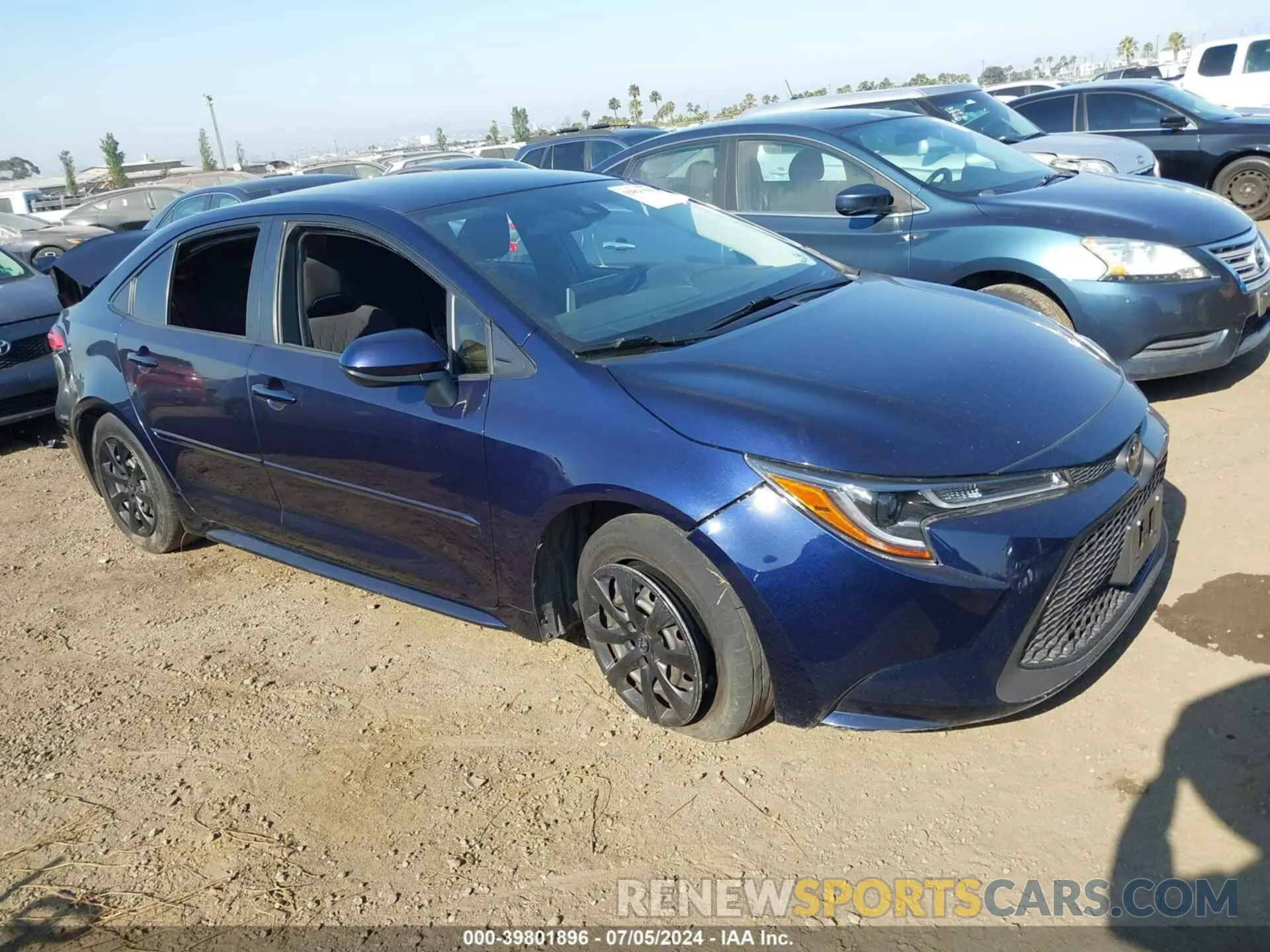 1 Photograph of a damaged car JTDEPMAE0MJ150113 TOYOTA COROLLA 2021