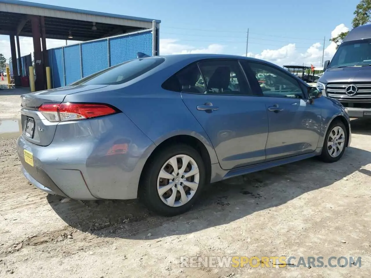3 Фотография поврежденного автомобиля JTDEPMAE0MJ152766 TOYOTA COROLLA 2021
