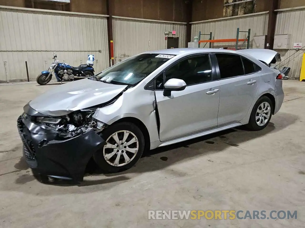 1 Photograph of a damaged car JTDEPMAE0MJ153397 TOYOTA COROLLA 2021