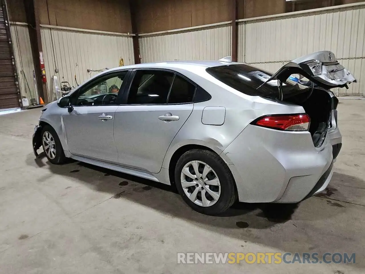 2 Photograph of a damaged car JTDEPMAE0MJ153397 TOYOTA COROLLA 2021