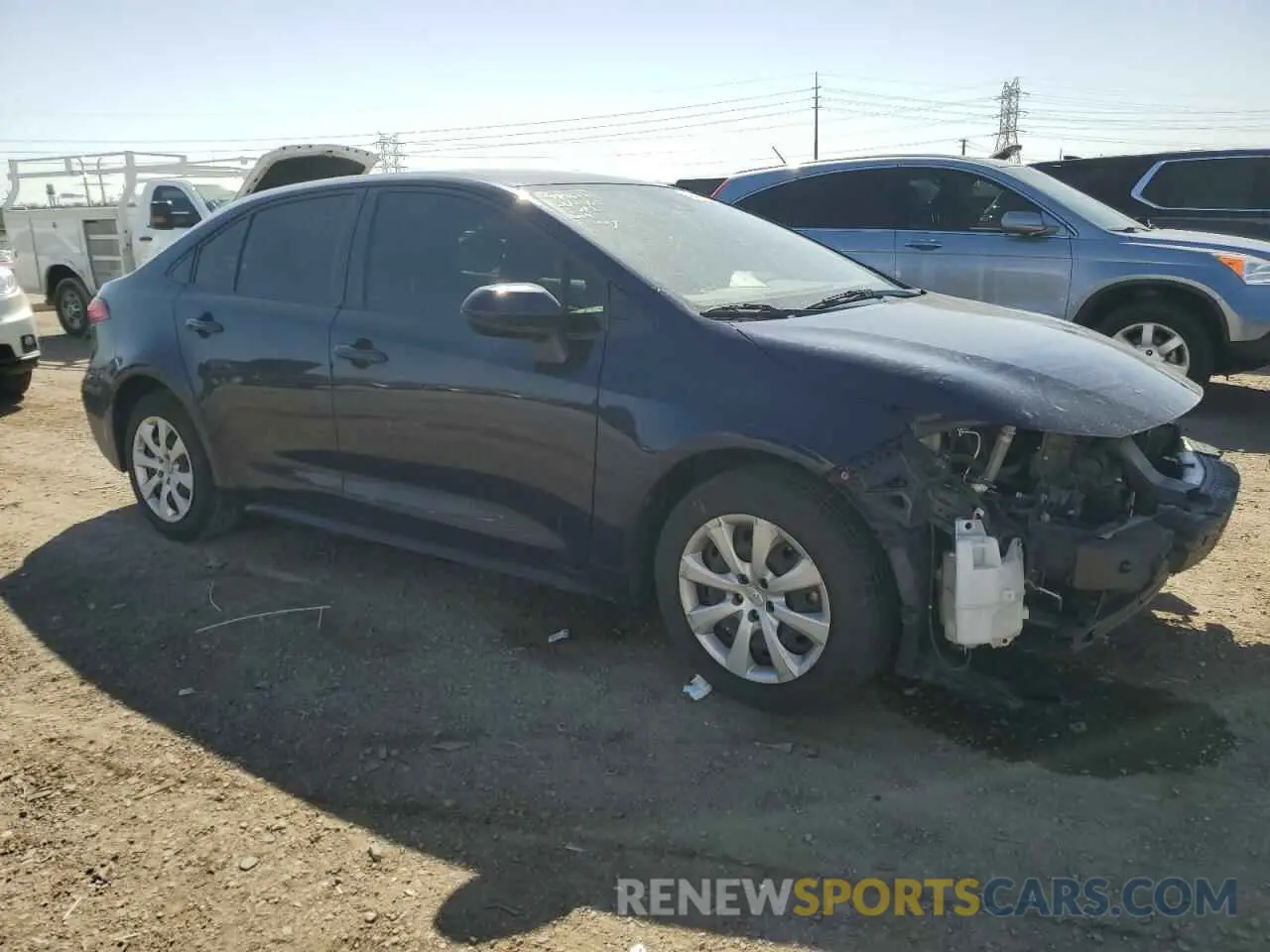 4 Photograph of a damaged car JTDEPMAE0MJ154307 TOYOTA COROLLA 2021