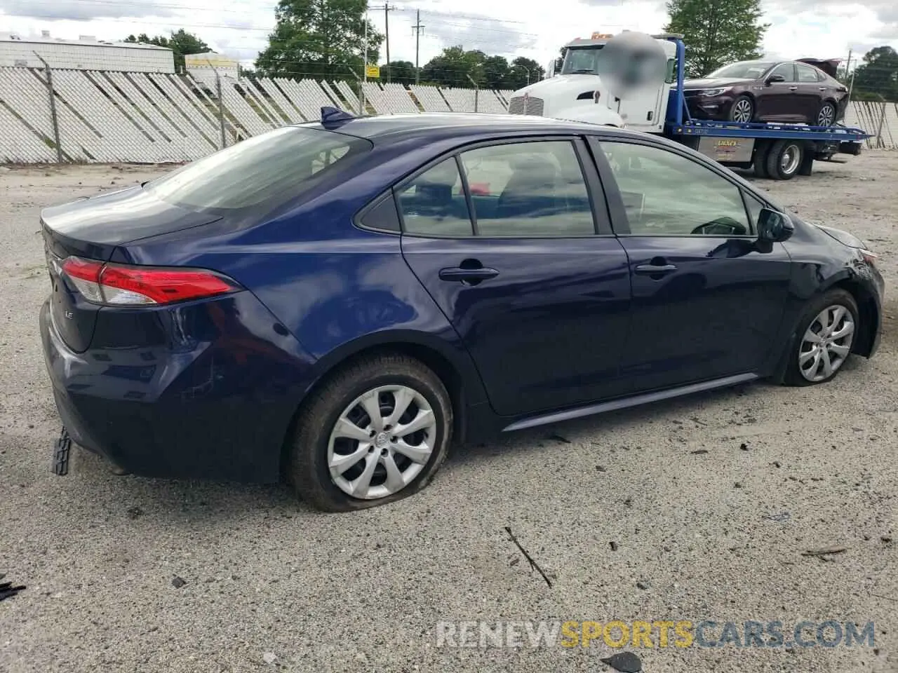 3 Photograph of a damaged car JTDEPMAE0MJ161404 TOYOTA COROLLA 2021