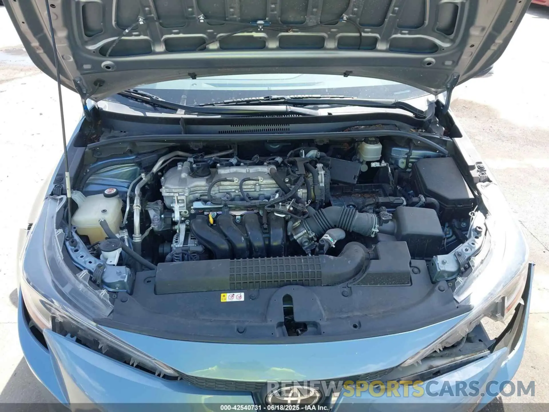 10 Фотография поврежденного автомобиля JTDEPMAE0MJ175240 TOYOTA COROLLA 2021