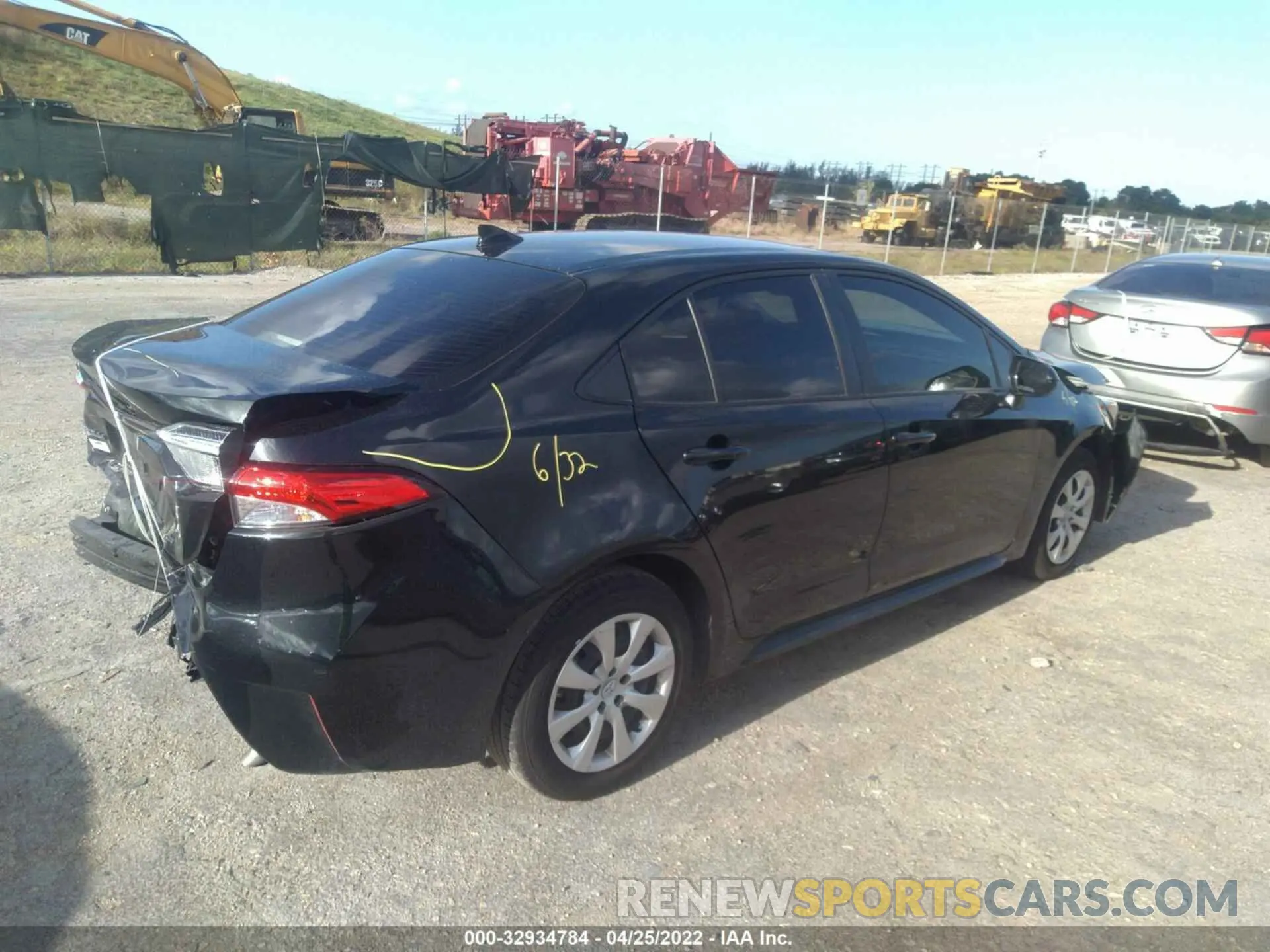 4 Фотография поврежденного автомобиля JTDEPMAE0MJ179448 TOYOTA COROLLA 2021