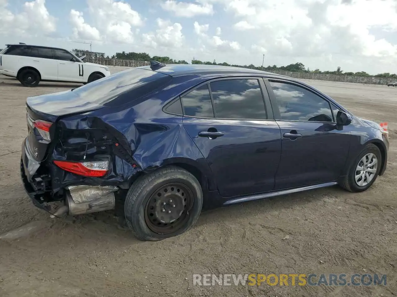 3 Photograph of a damaged car JTDEPMAE0MJ183466 TOYOTA COROLLA 2021