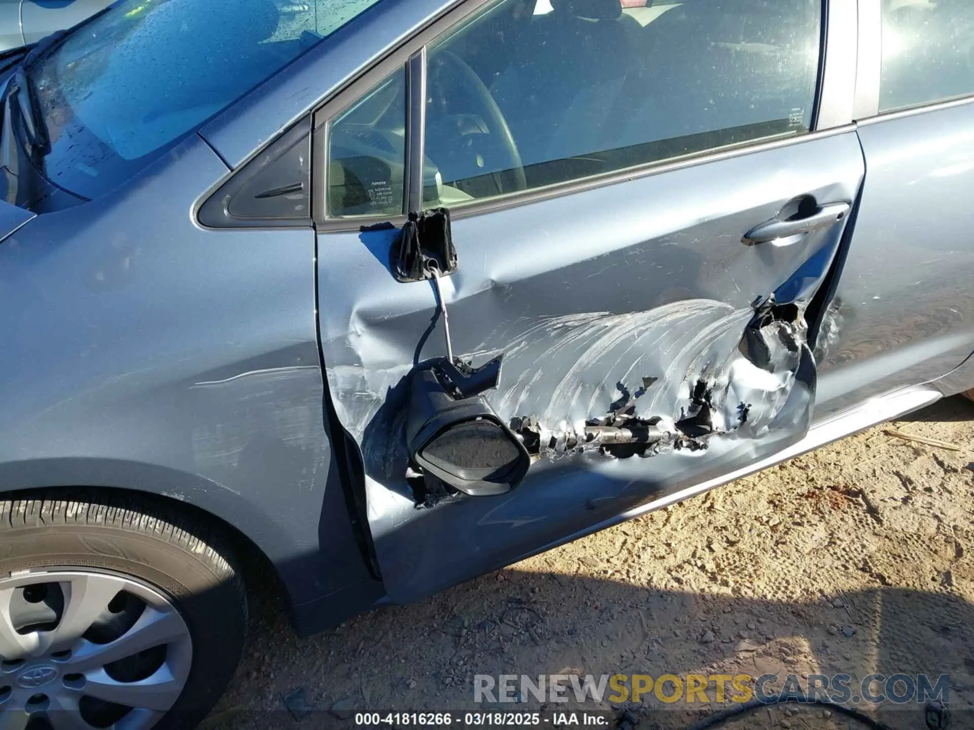 6 Photograph of a damaged car JTDEPMAE0MJ186416 TOYOTA COROLLA 2021