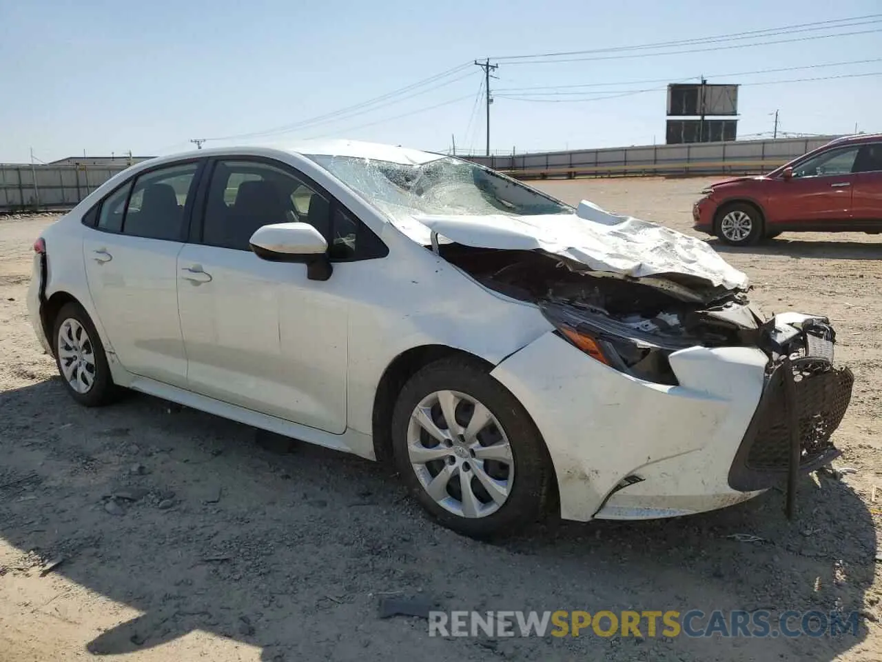 4 Photograph of a damaged car JTDEPMAE0MJ186898 TOYOTA COROLLA 2021