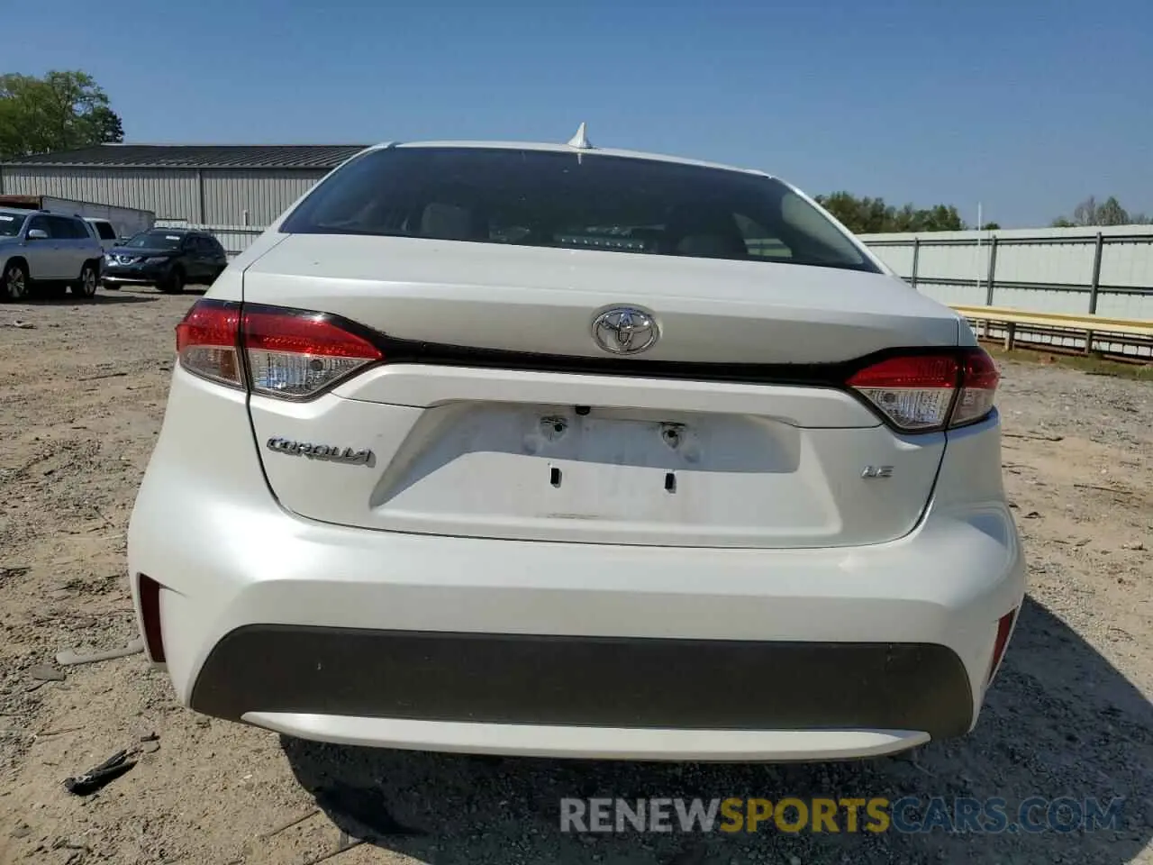 6 Photograph of a damaged car JTDEPMAE0MJ186898 TOYOTA COROLLA 2021