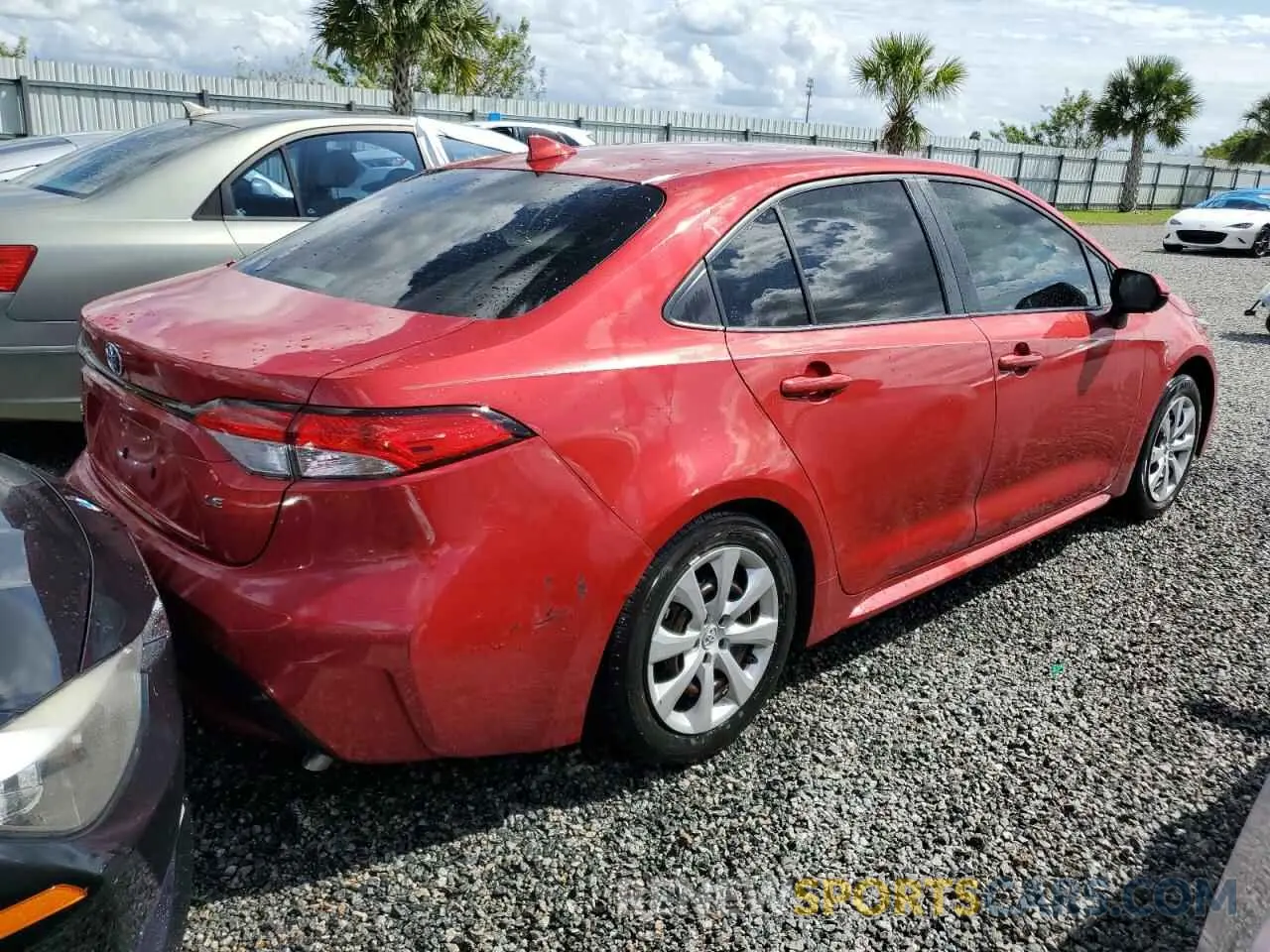 3 Фотография поврежденного автомобиля JTDEPMAE0MJ188456 TOYOTA COROLLA 2021
