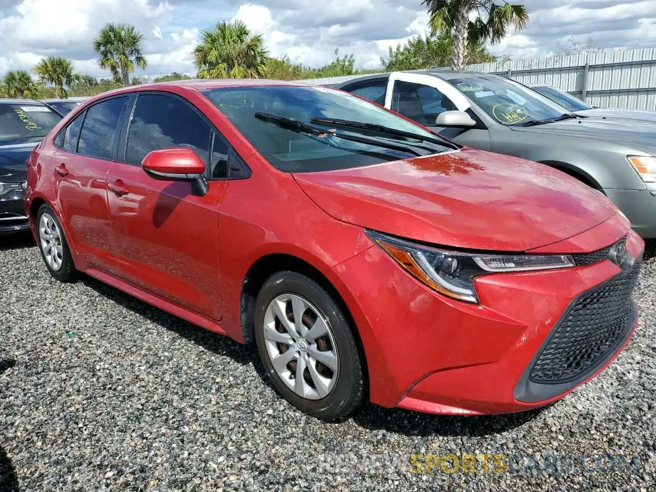 4 Фотография поврежденного автомобиля JTDEPMAE0MJ188456 TOYOTA COROLLA 2021