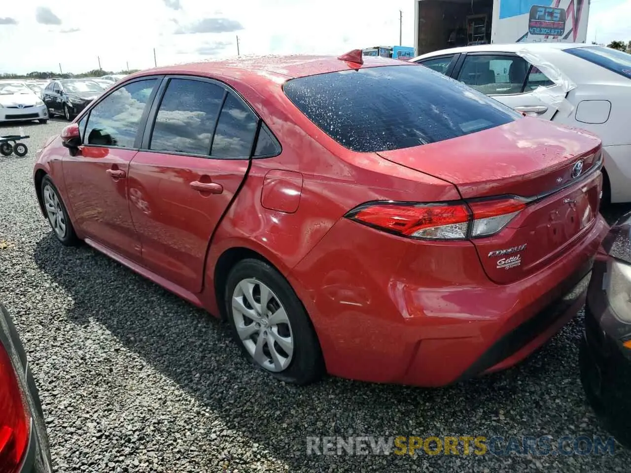 6 Фотография поврежденного автомобиля JTDEPMAE0MJ188456 TOYOTA COROLLA 2021