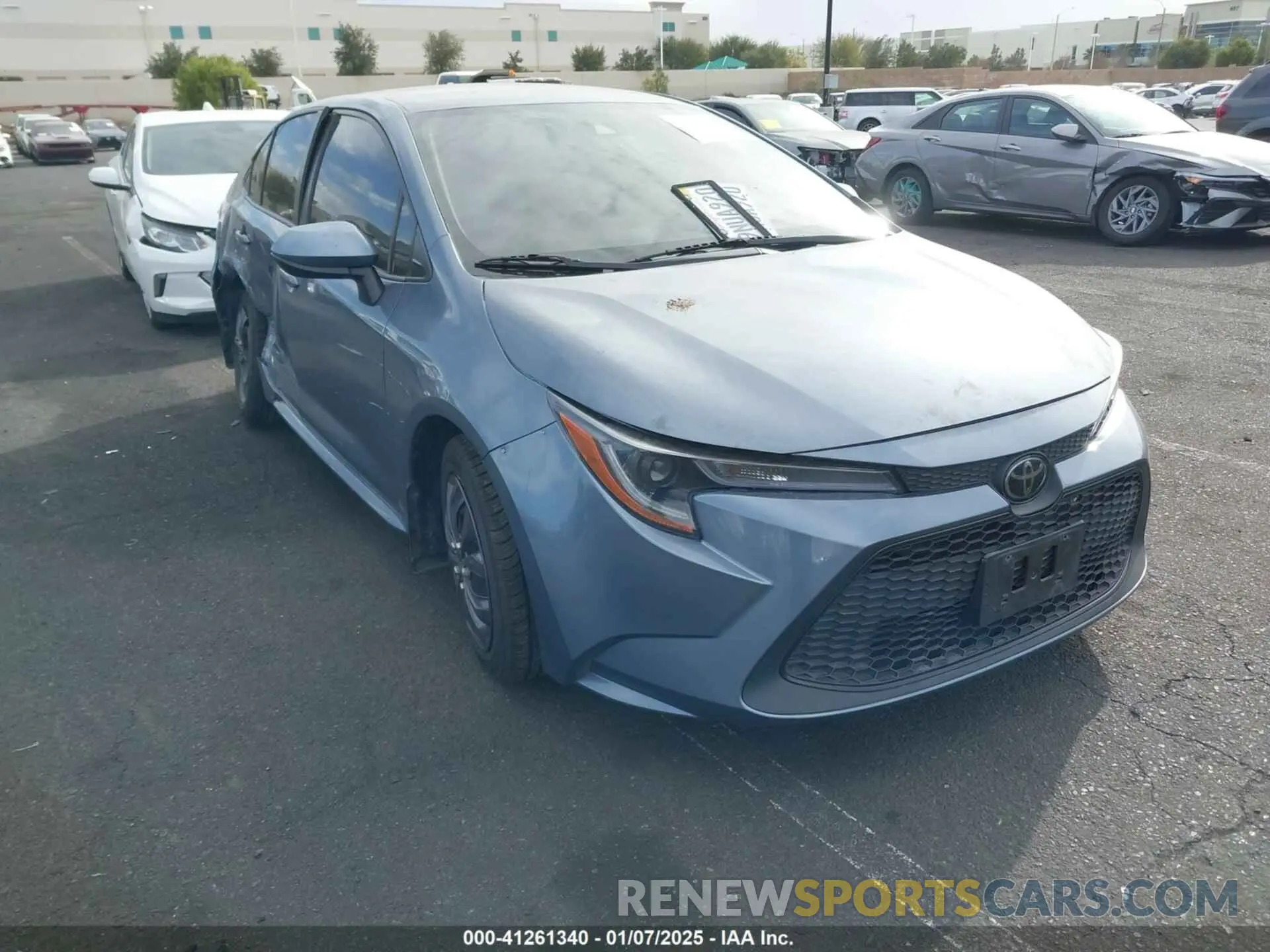 1 Photograph of a damaged car JTDEPMAE1MJ118836 TOYOTA COROLLA 2021