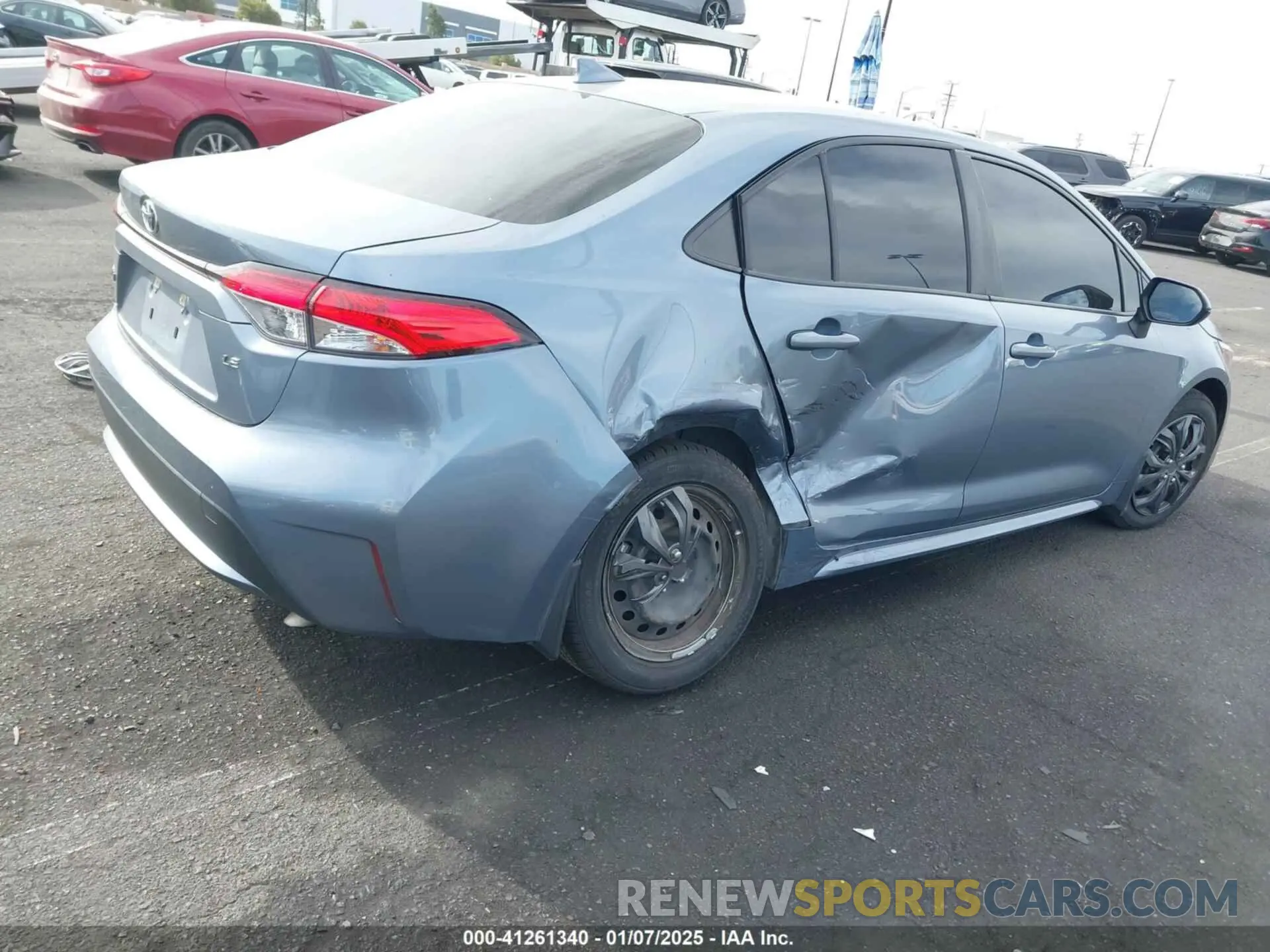 6 Photograph of a damaged car JTDEPMAE1MJ118836 TOYOTA COROLLA 2021