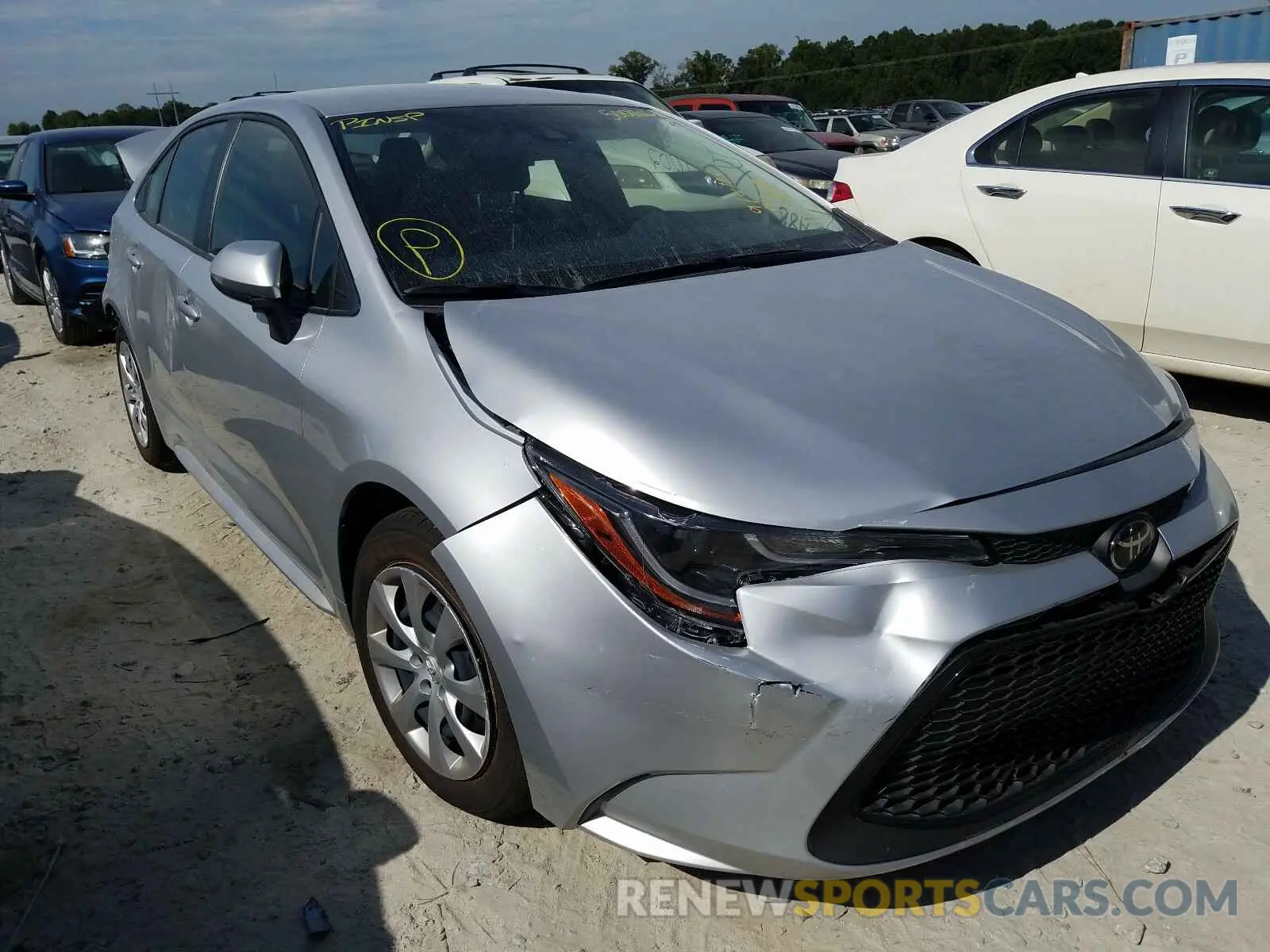 1 Photograph of a damaged car JTDEPMAE1MJ124488 TOYOTA COROLLA 2021