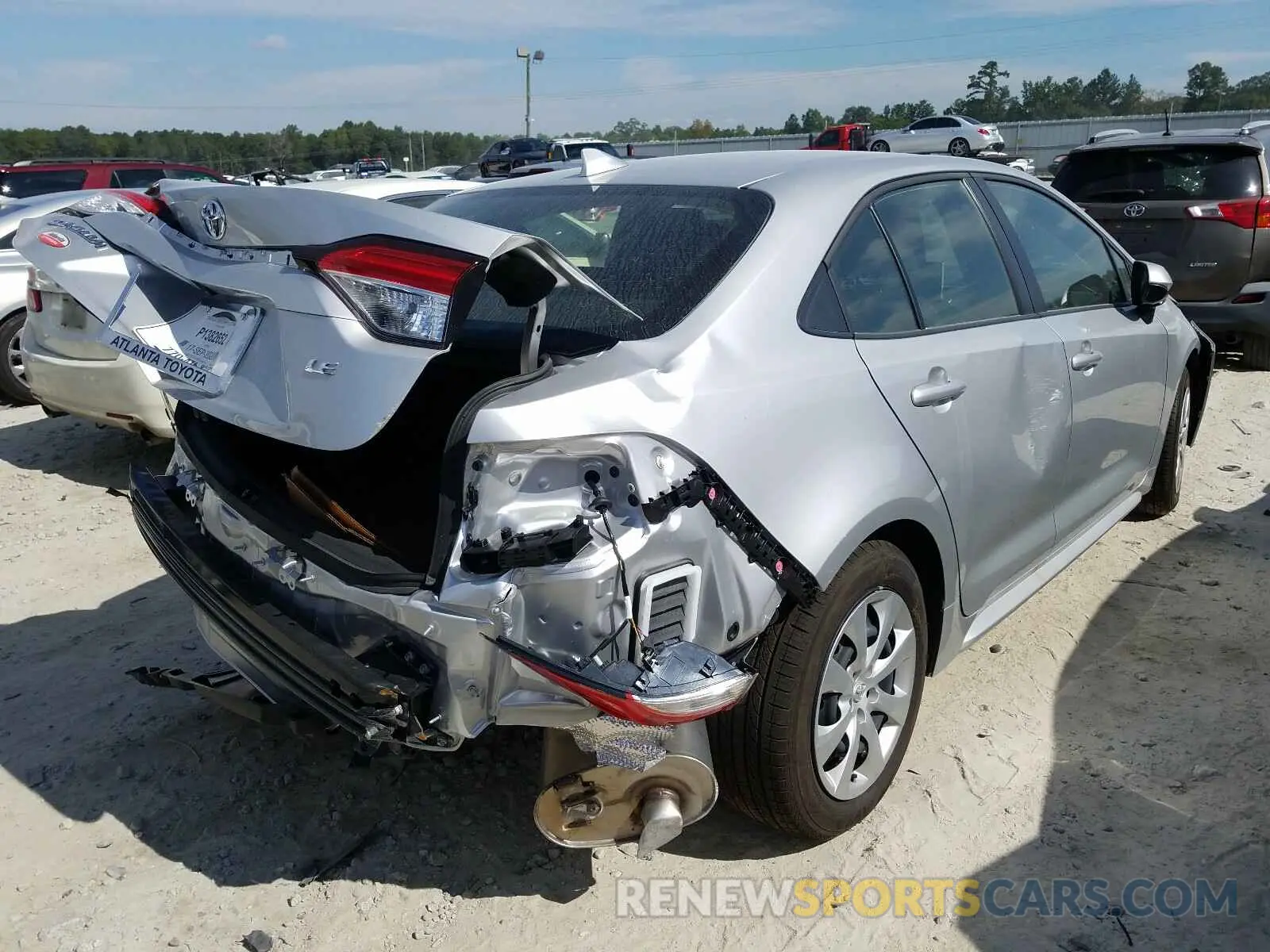 4 Photograph of a damaged car JTDEPMAE1MJ124488 TOYOTA COROLLA 2021