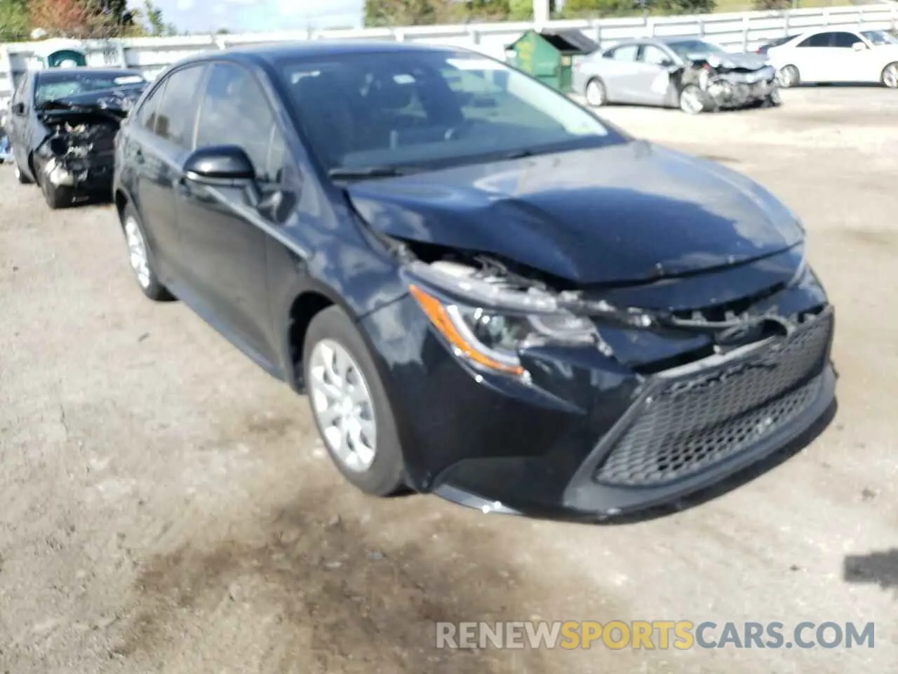1 Photograph of a damaged car JTDEPMAE1MJ125284 TOYOTA COROLLA 2021
