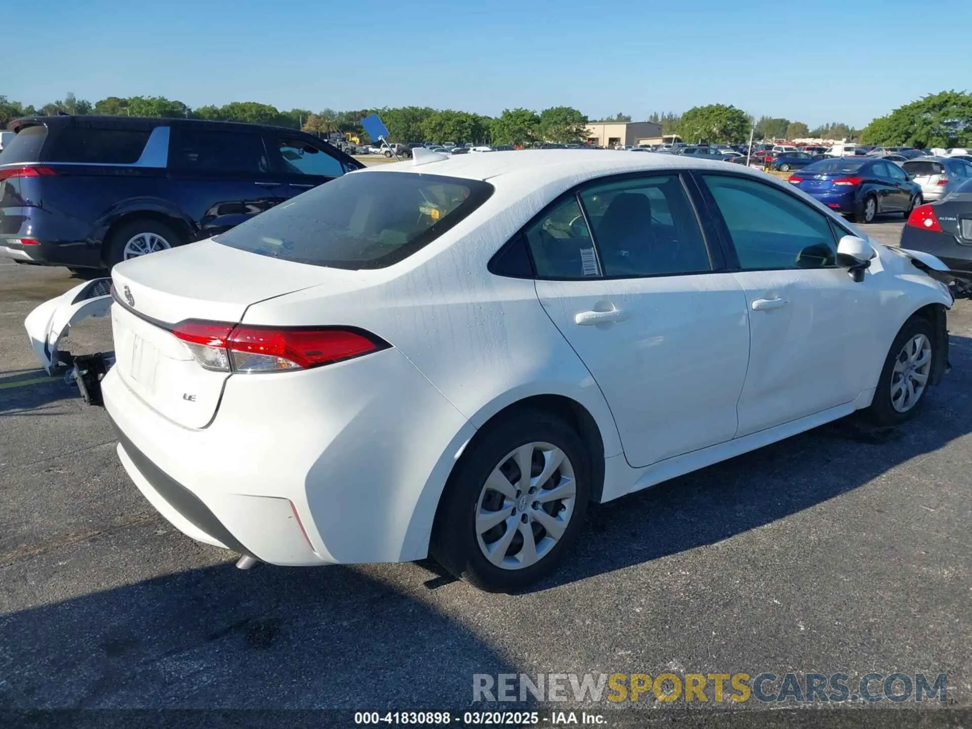 4 Photograph of a damaged car JTDEPMAE1MJ126631 TOYOTA COROLLA 2021