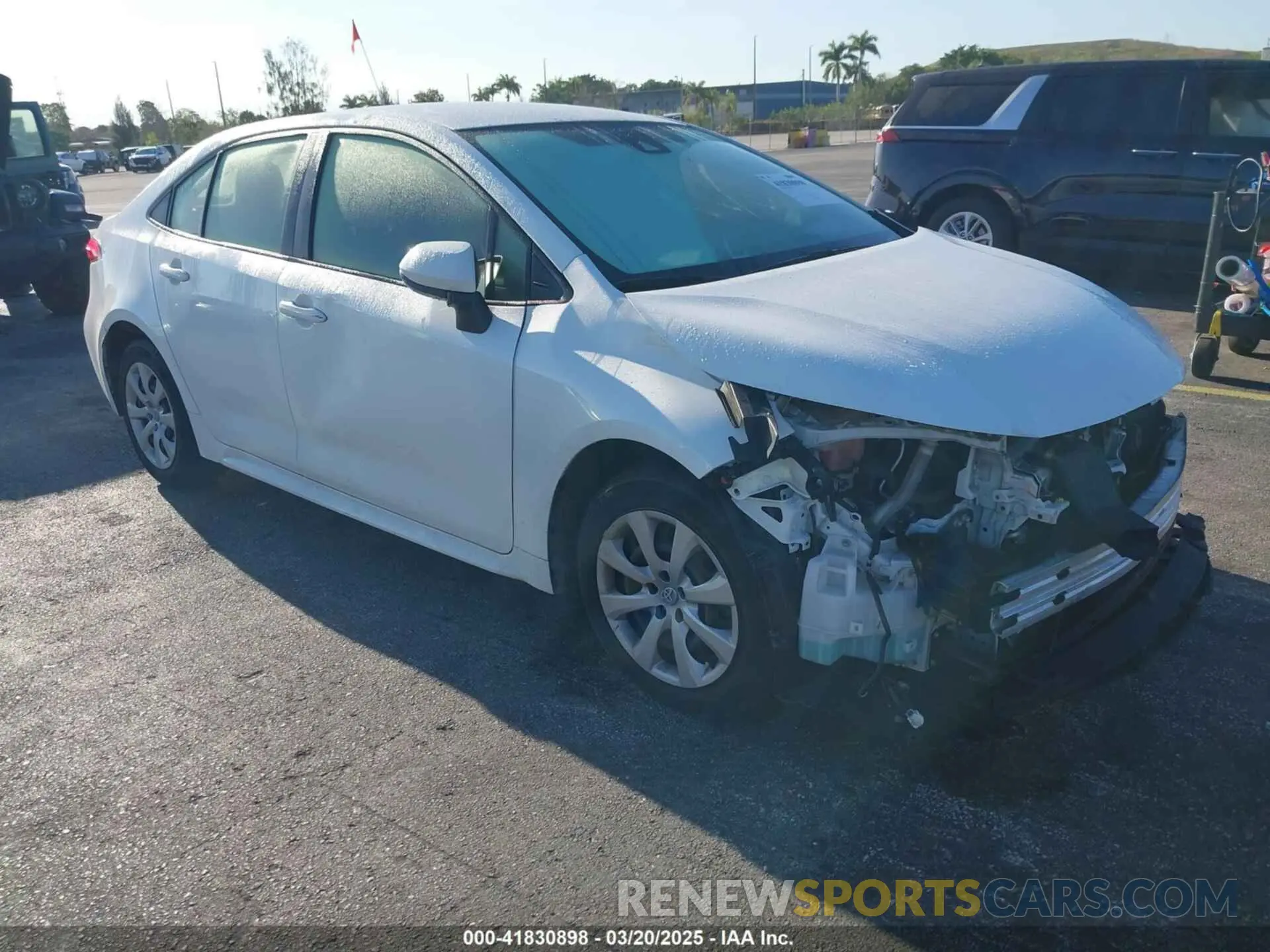 6 Photograph of a damaged car JTDEPMAE1MJ126631 TOYOTA COROLLA 2021