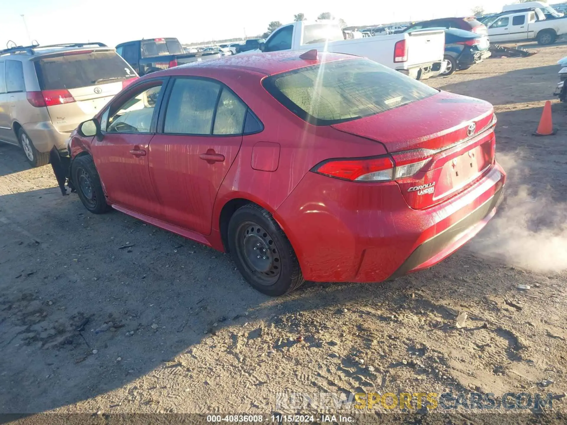 3 Фотография поврежденного автомобиля JTDEPMAE1MJ134454 TOYOTA COROLLA 2021