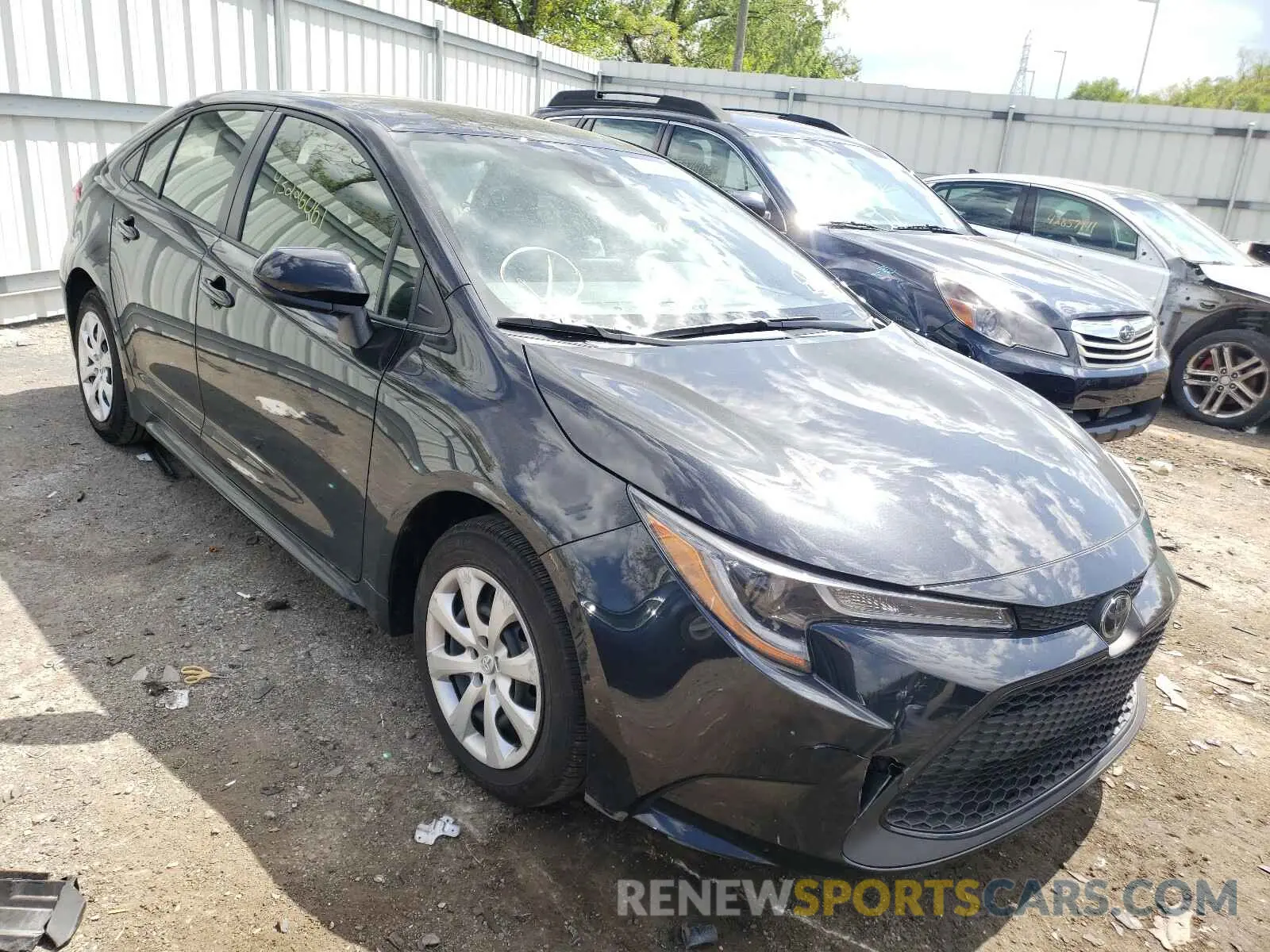 1 Photograph of a damaged car JTDEPMAE1MJ138360 TOYOTA COROLLA 2021