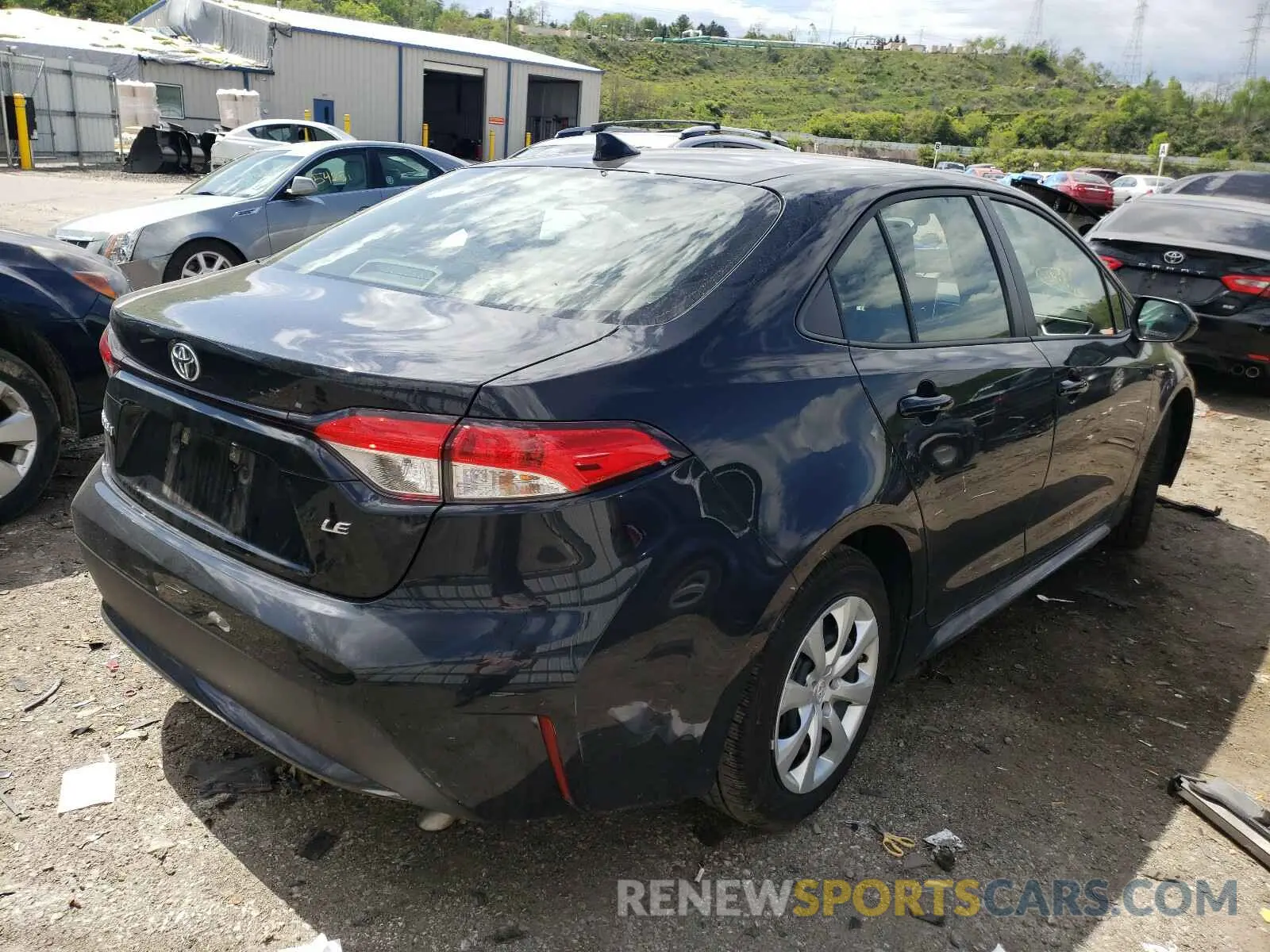 4 Photograph of a damaged car JTDEPMAE1MJ138360 TOYOTA COROLLA 2021