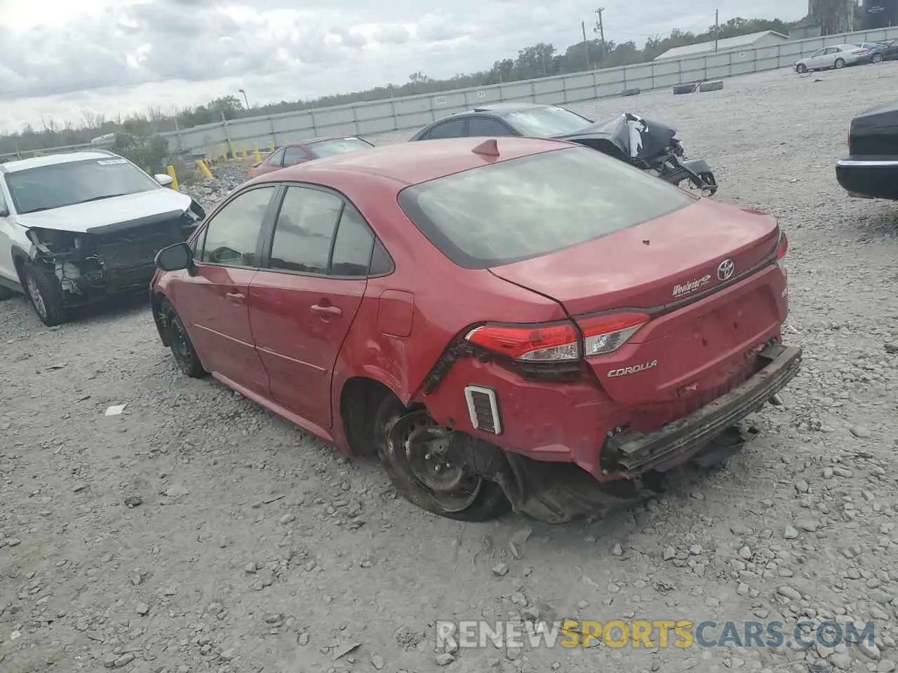 2 Фотография поврежденного автомобиля JTDEPMAE1MJ138648 TOYOTA COROLLA 2021